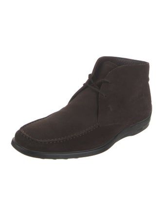 Tod's Suede Lace-Up Boots