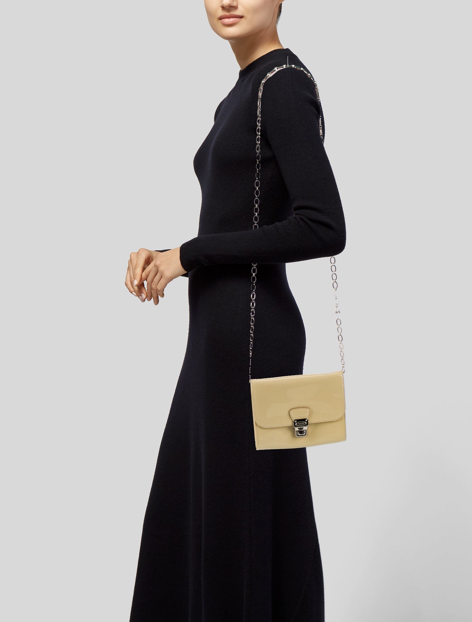 Tod's Patent Leather Shoulder Bag