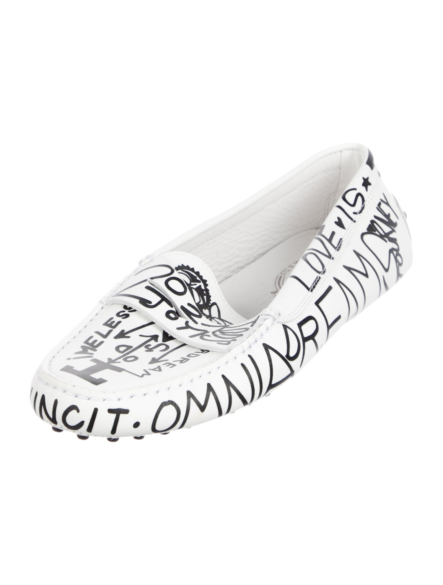 Tod's Leather Printed Ballet Flats