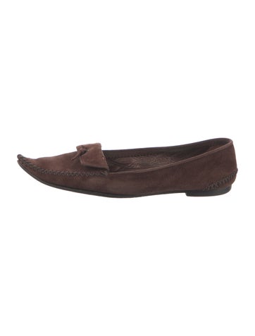 Tod's Flats Suede Loafers 6