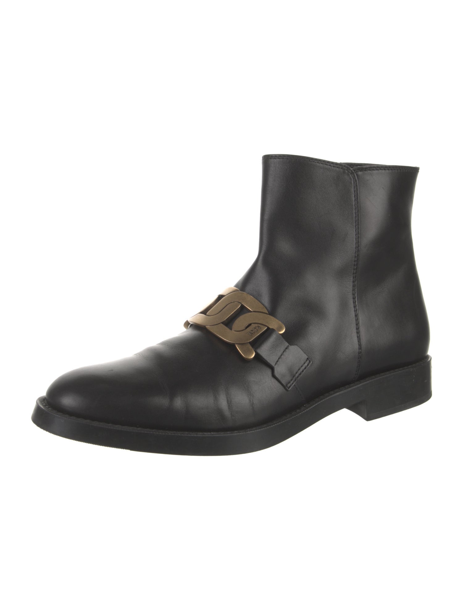 Tod's Leather Combat Boots