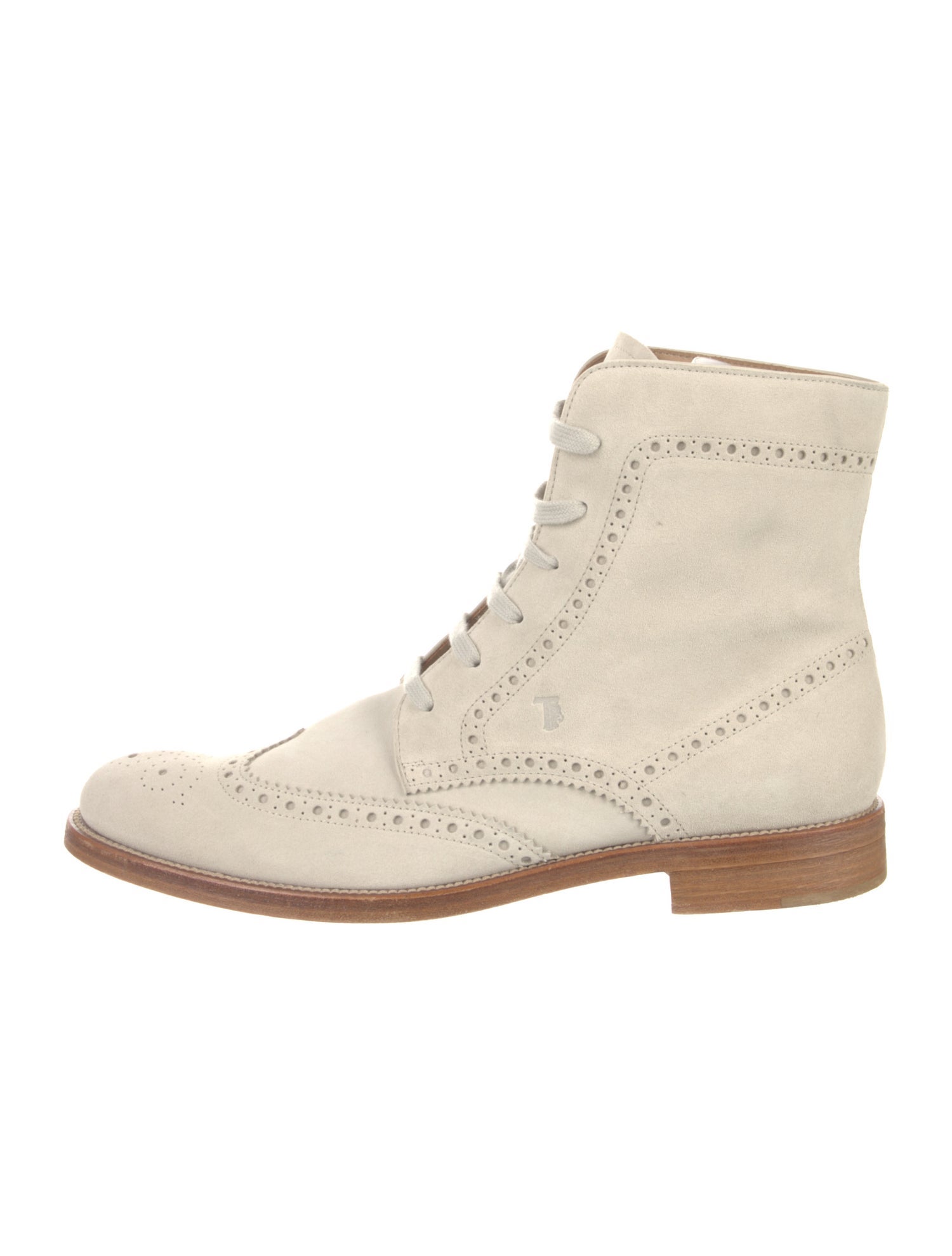 Tod's Suede Lace-Up Boots