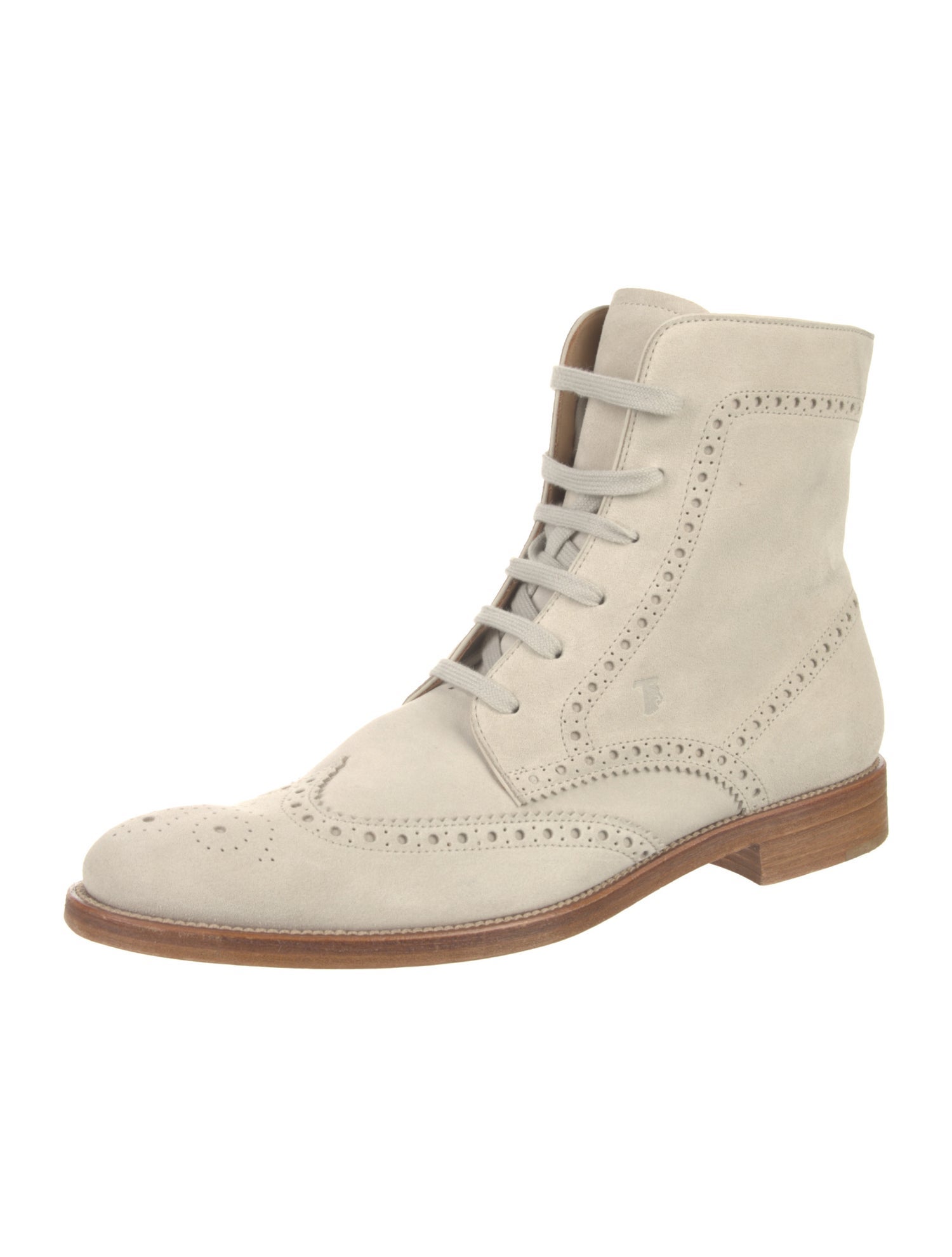 Tod's Suede Lace-Up Boots