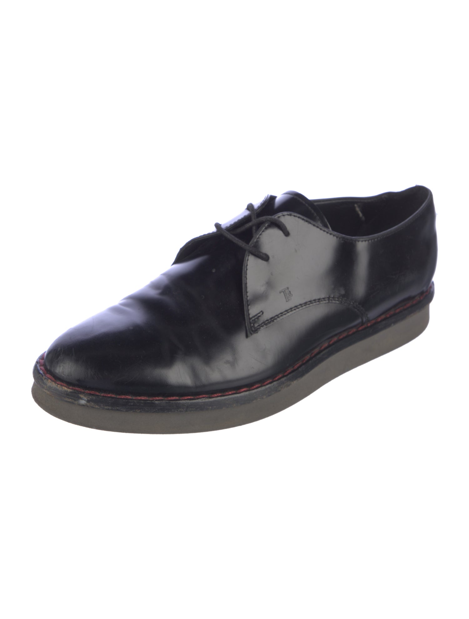 Tod's Patent Leather Oxfords