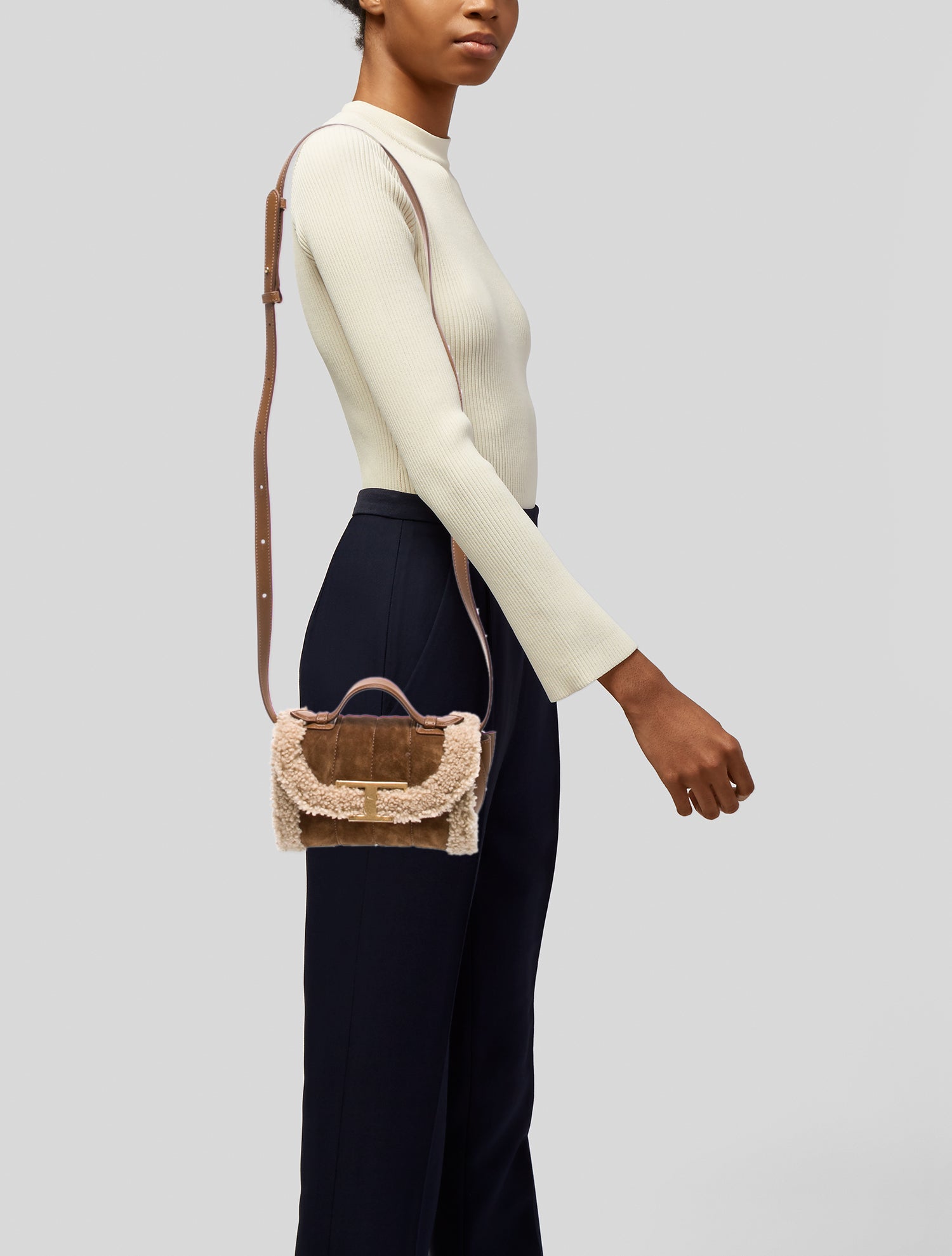 Tod's Suede Crossbody Bag