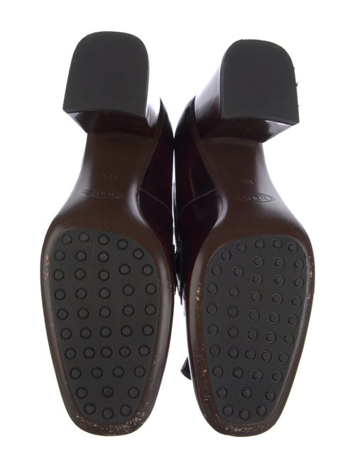 Tod's Patent Leather Tassel Accents Pumps