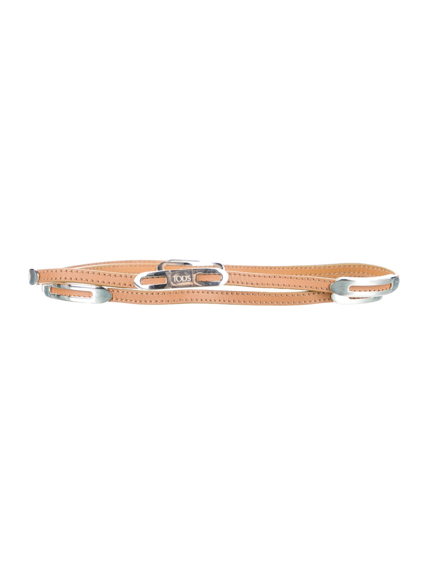 Tod's Skinny Leather Belt