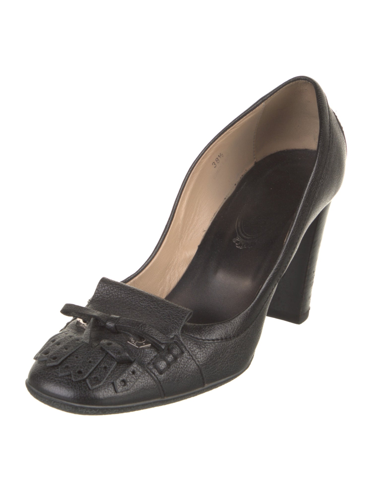Tod's Leather Bow Accents Pumps