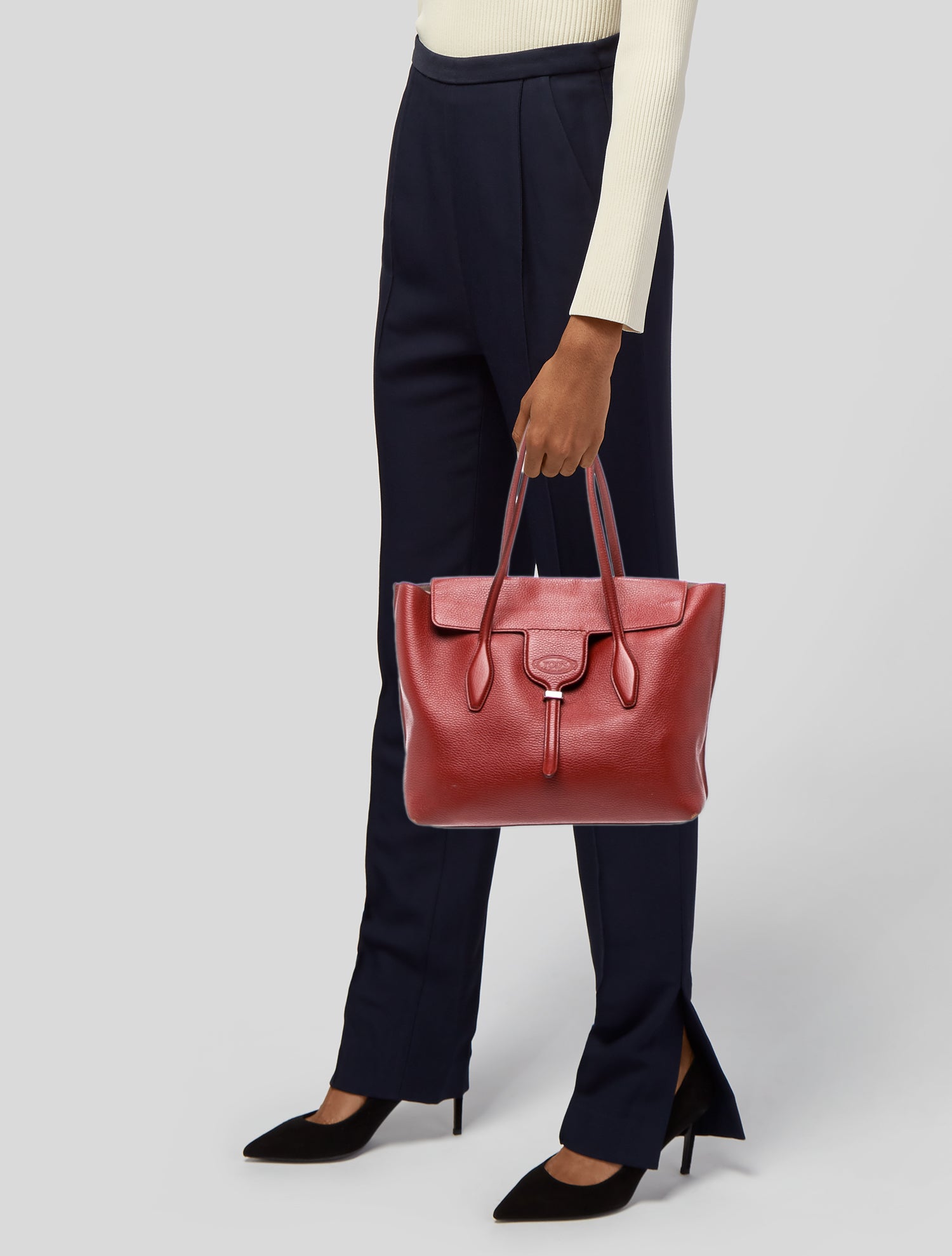 Tod's Leather Top Handle Bag