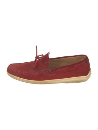 Tod's Suede Boat Shoes