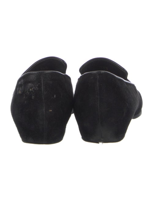 Tod's Suede Leather Trim Embellishment Loafers