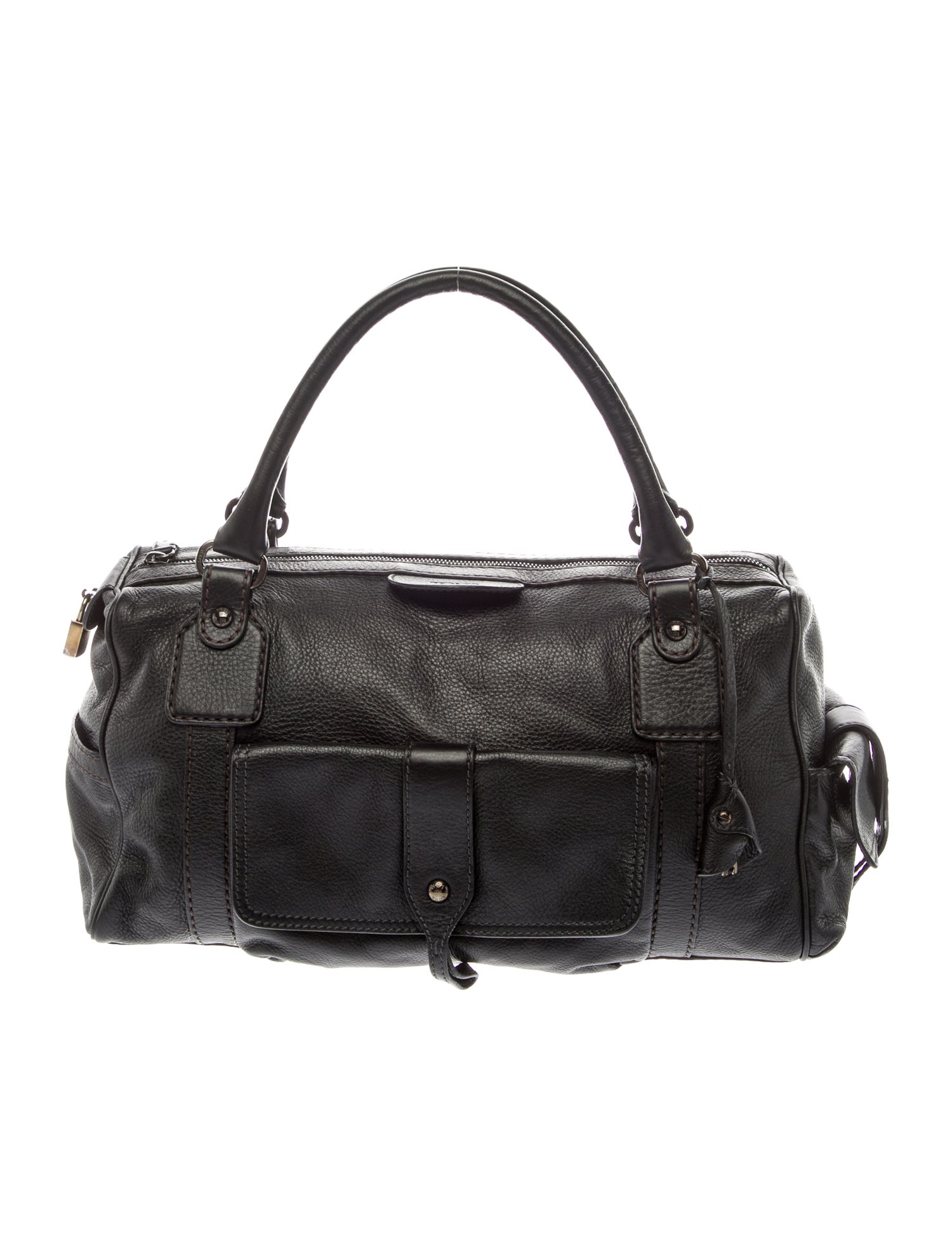 Coach 1941 x Elvis Presley Leather Handle Bag - Black Handle Bags