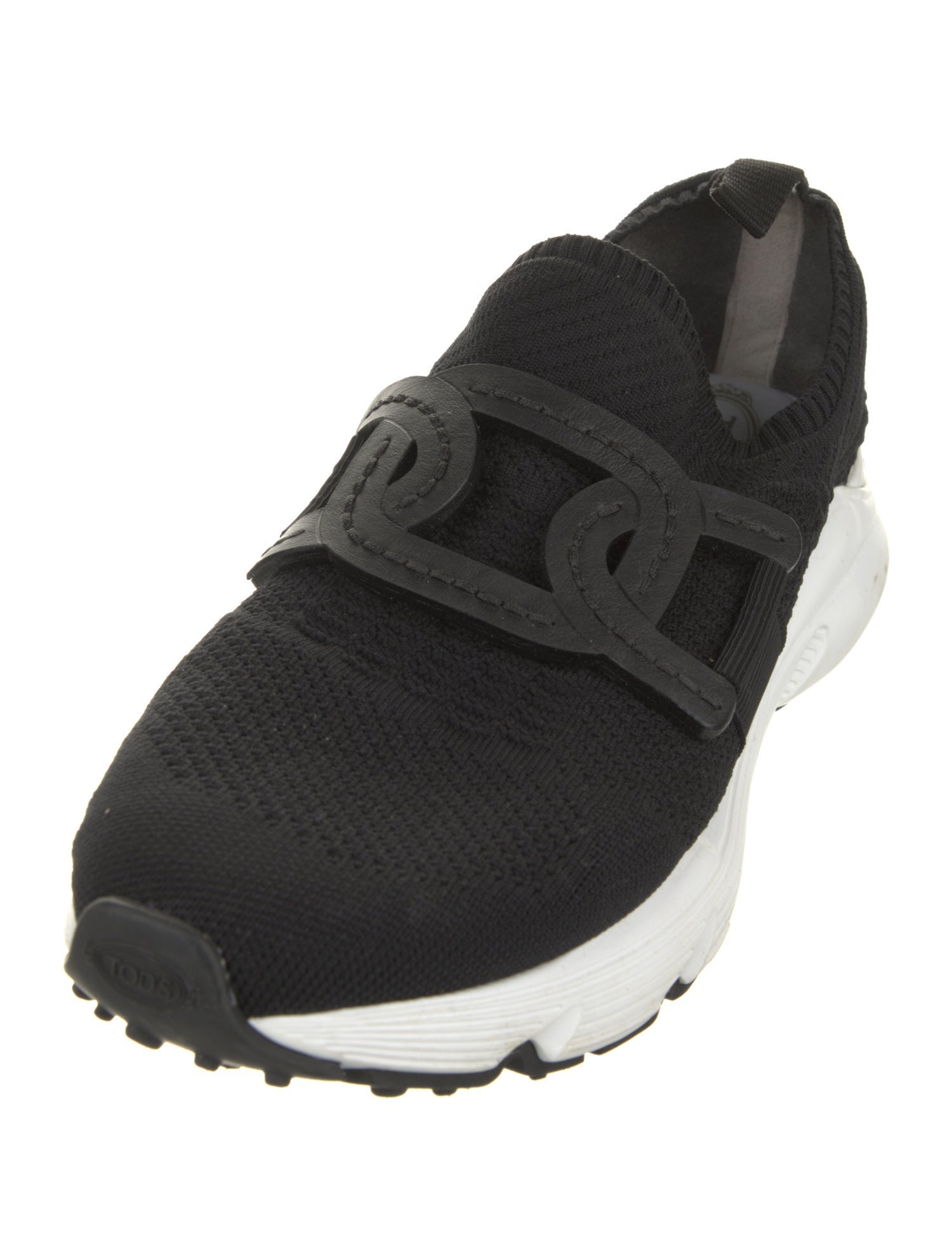 Tod's Leather Trim Embellishment Sneakers