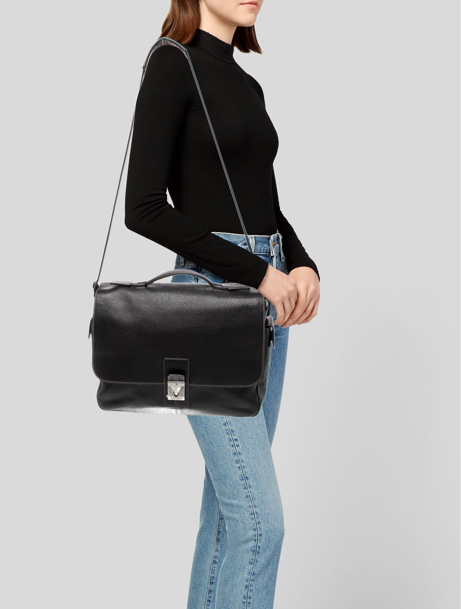 Tod's Leather Messenger Bag