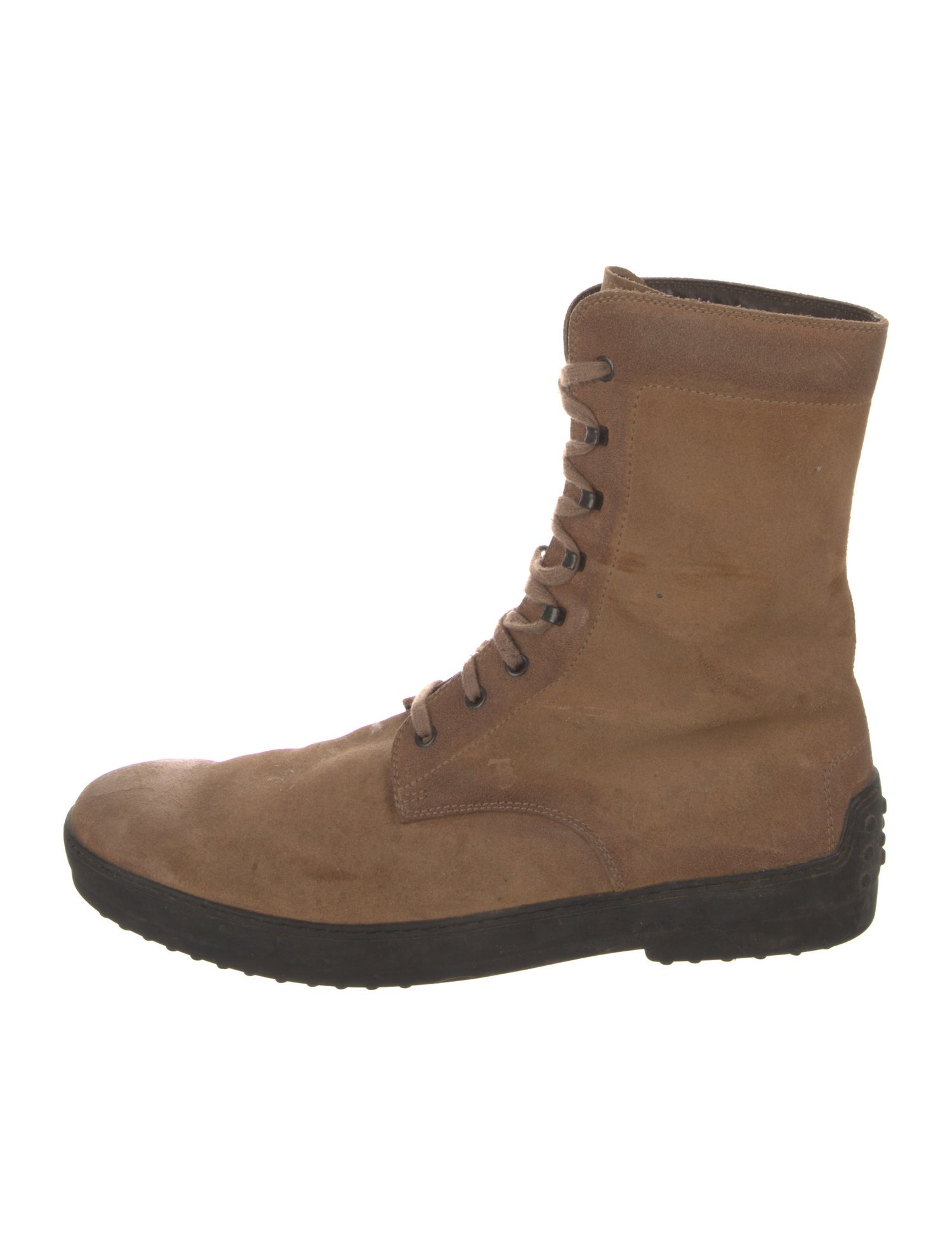 Tod's Suede Lace-Up Boots