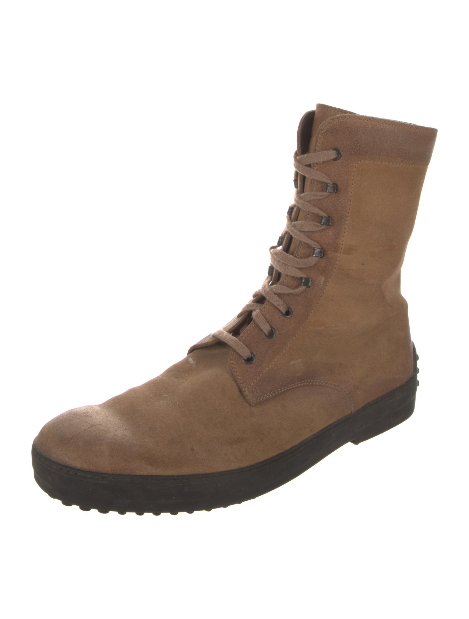 Tod's Suede Lace-Up Boots