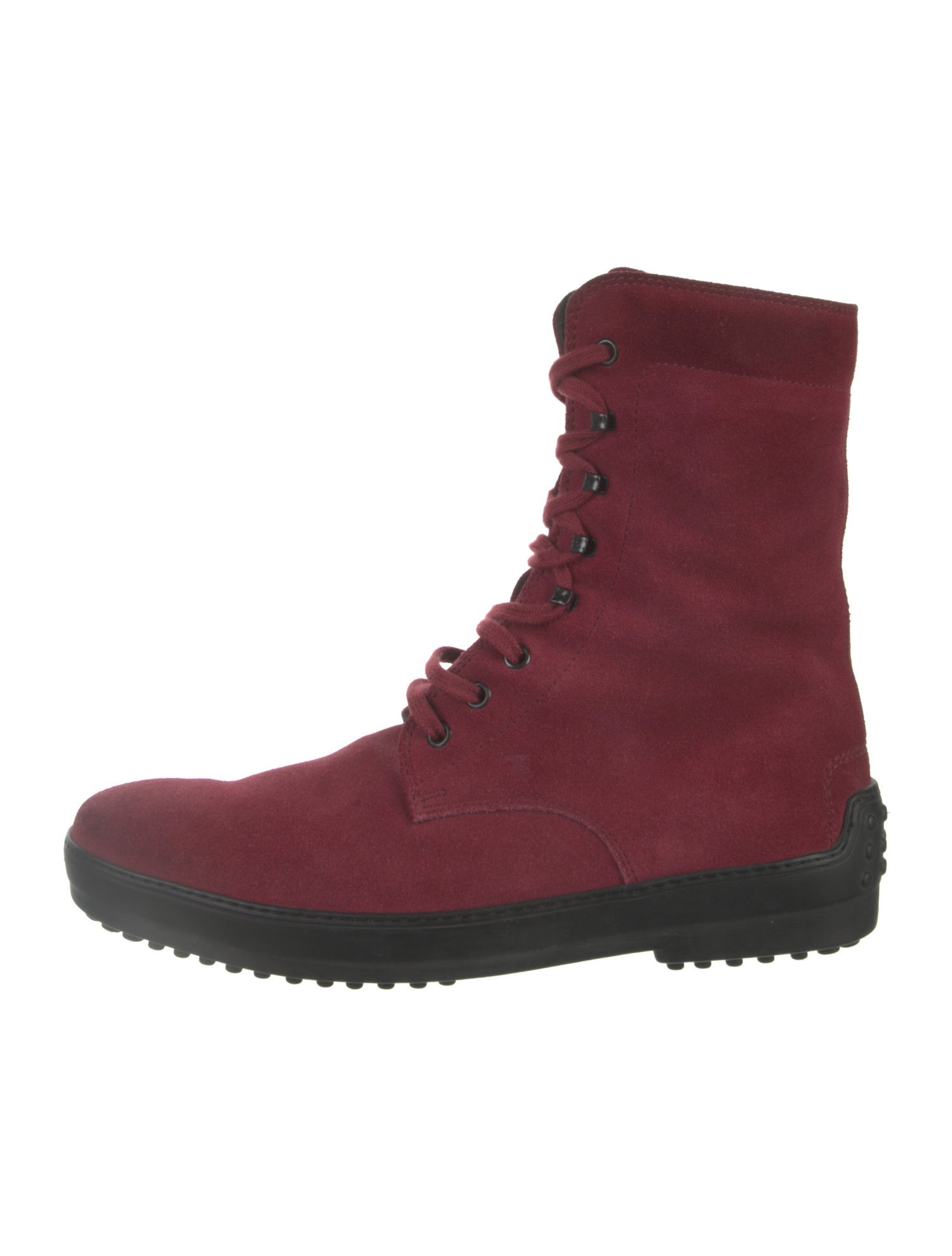 Tod's Suede Lace-Up Boots