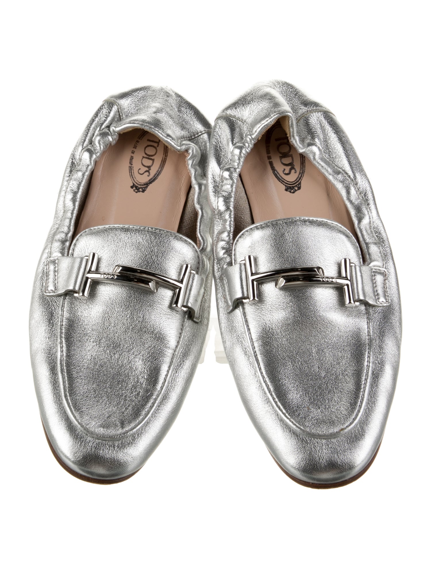 Tod's Leather Slingback Flats