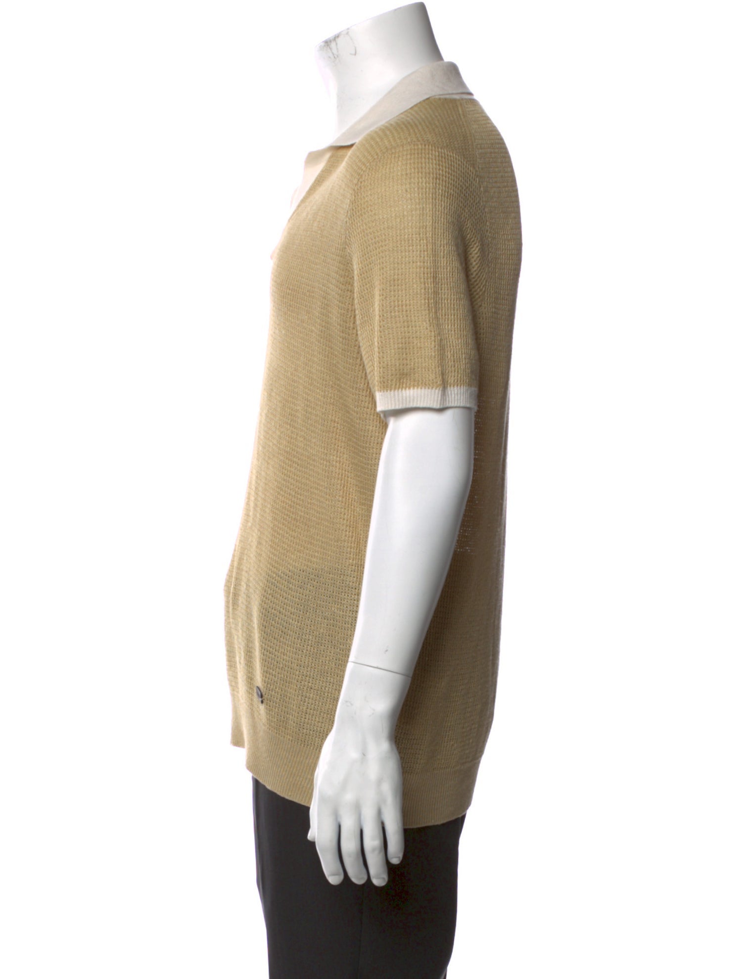 Tod's Linen Collar Polo Sweater