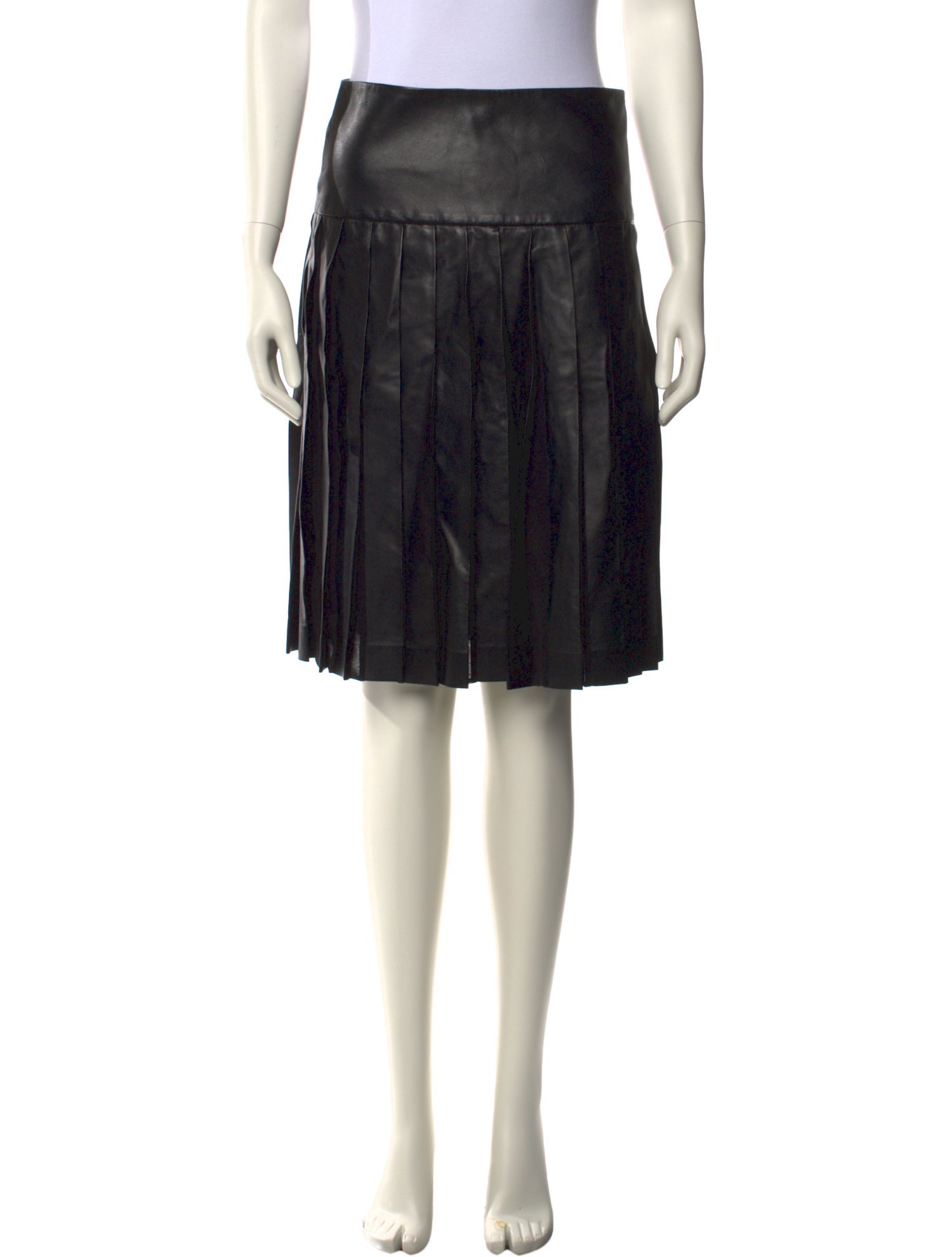 Tod's Leather Knee-Length Skirt