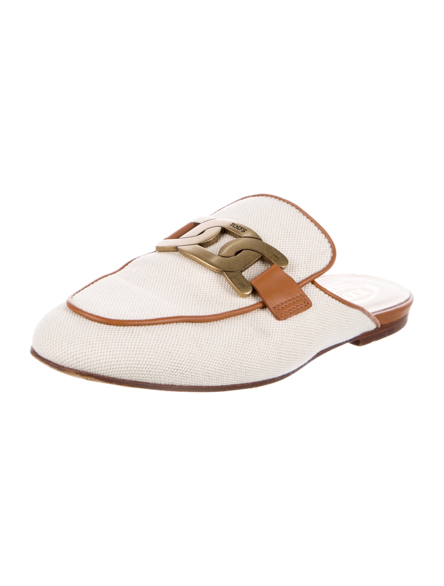 Tod's Canvas Mules