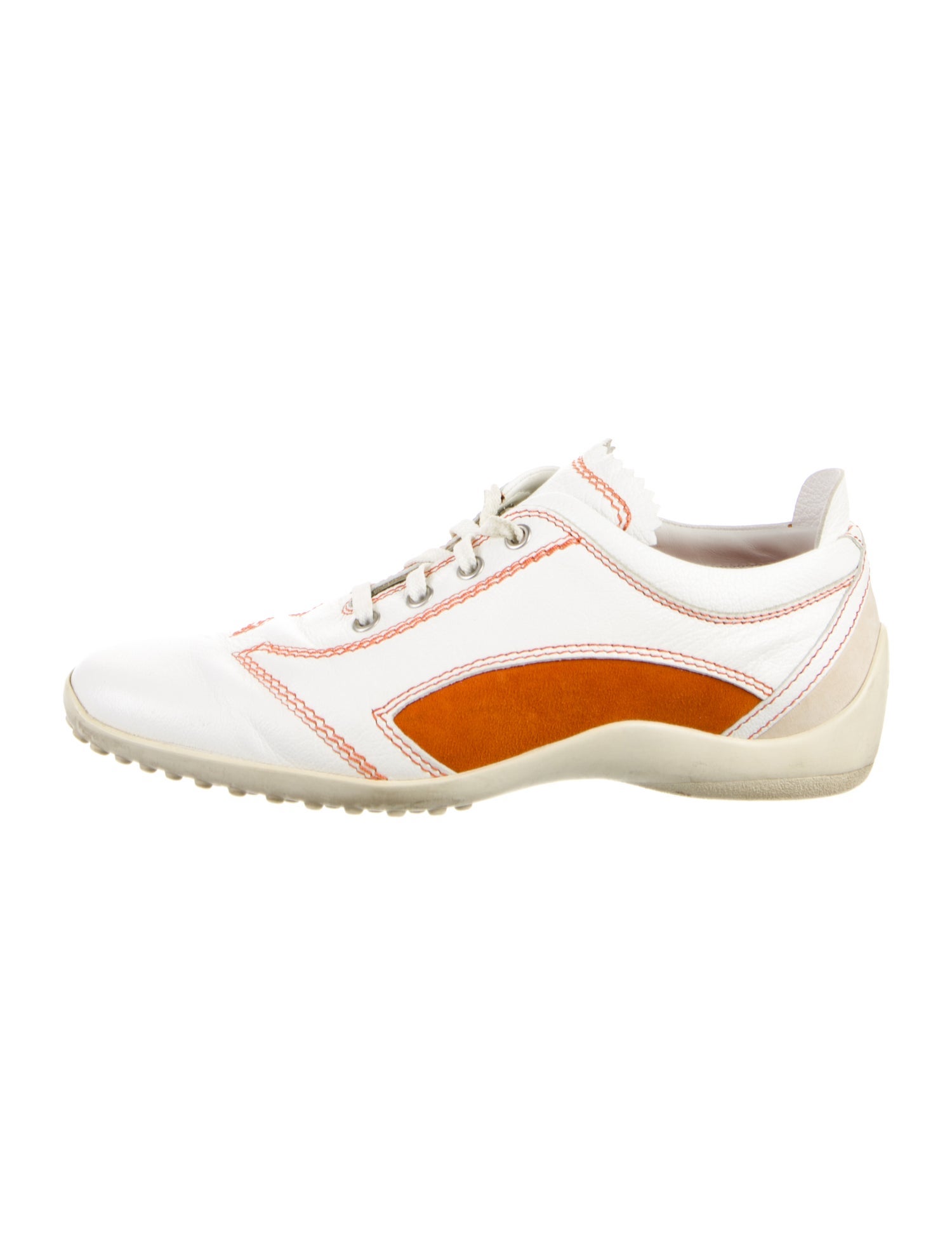 Tod's Leather Colorblock Pattern Sneakers