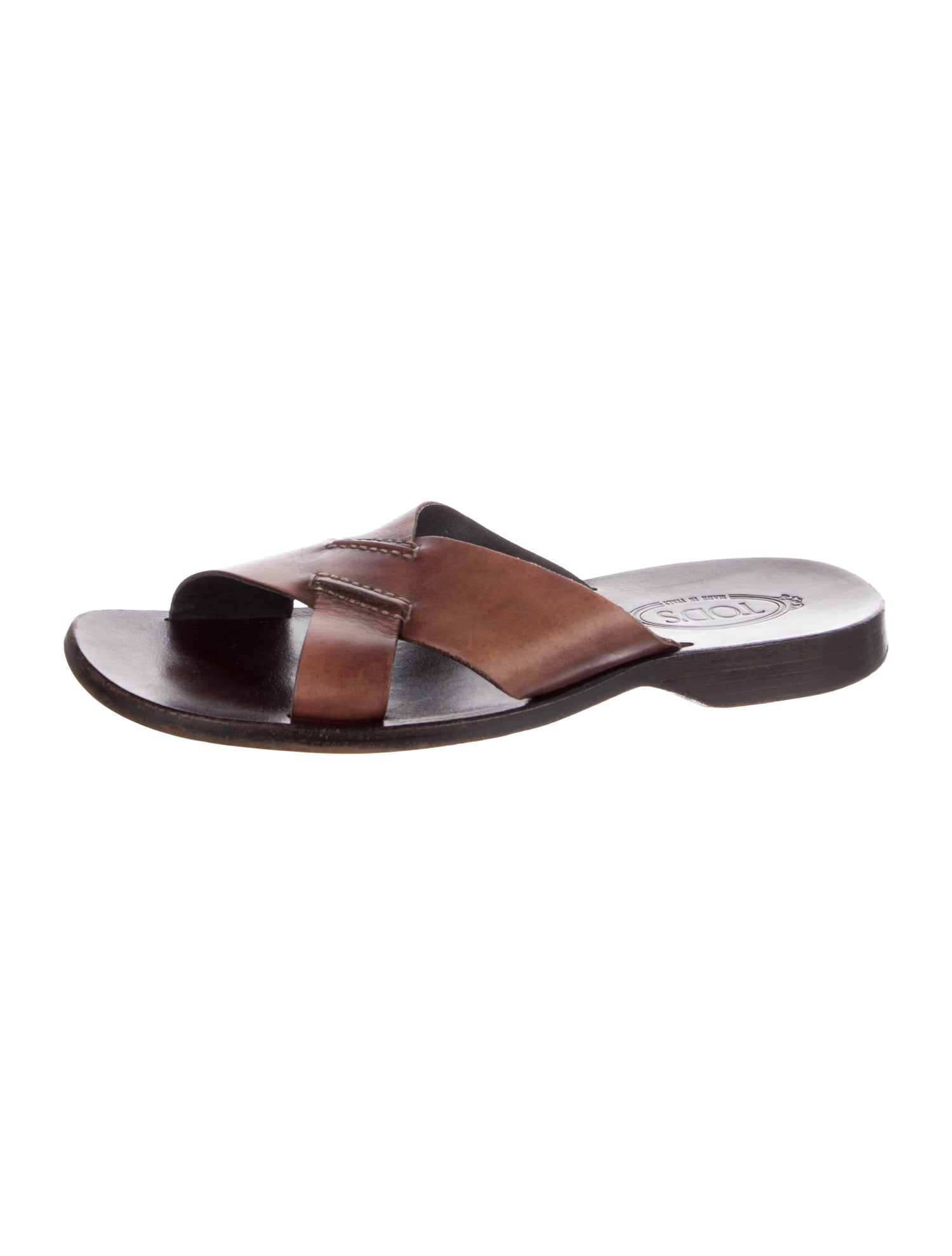 Tod's Leather Slides