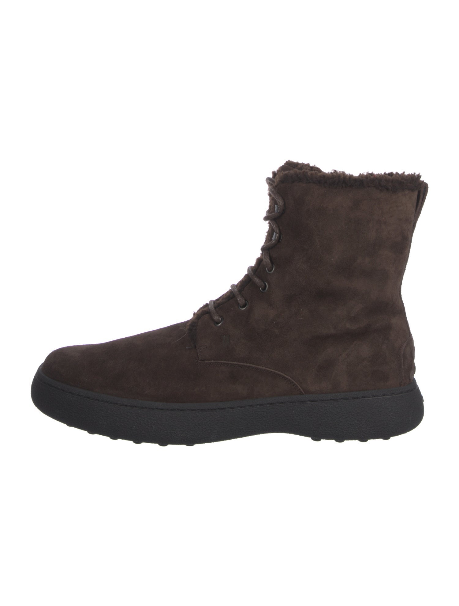 Tod's Suede Lace-Up Boots