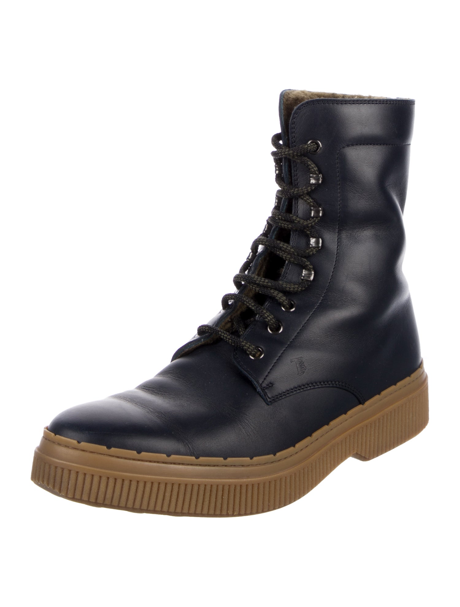 Tod's Leather Lace-Up Boots