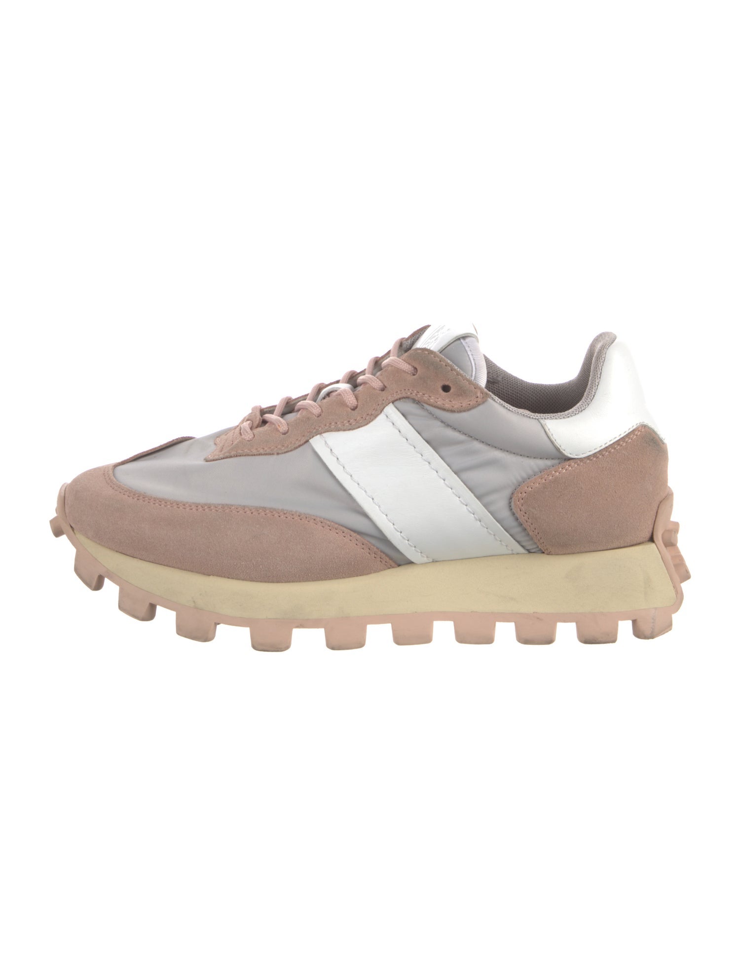 Tod's Suede Colorblock Pattern Sneakers