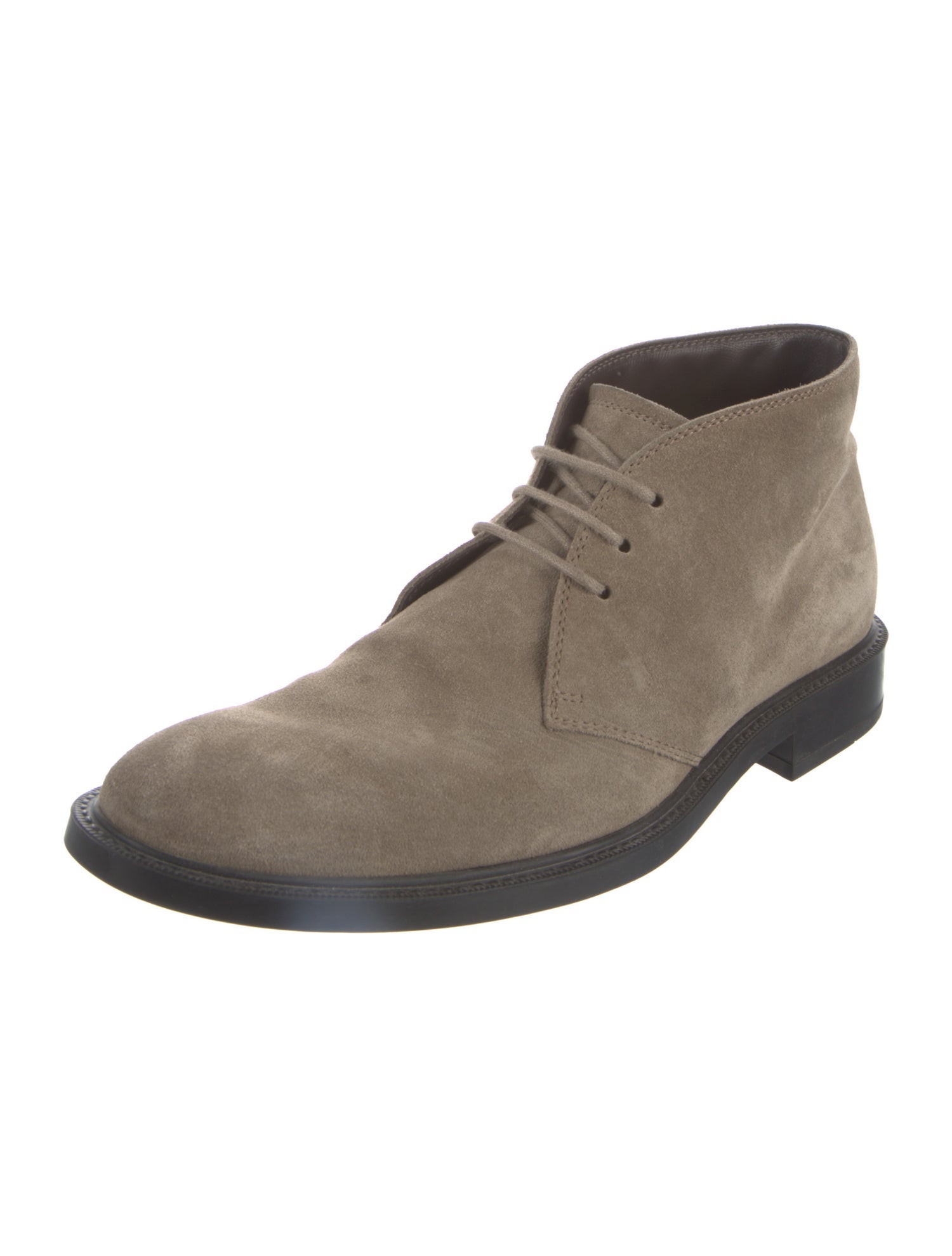 Tod's Suede Lace-Up Boots
