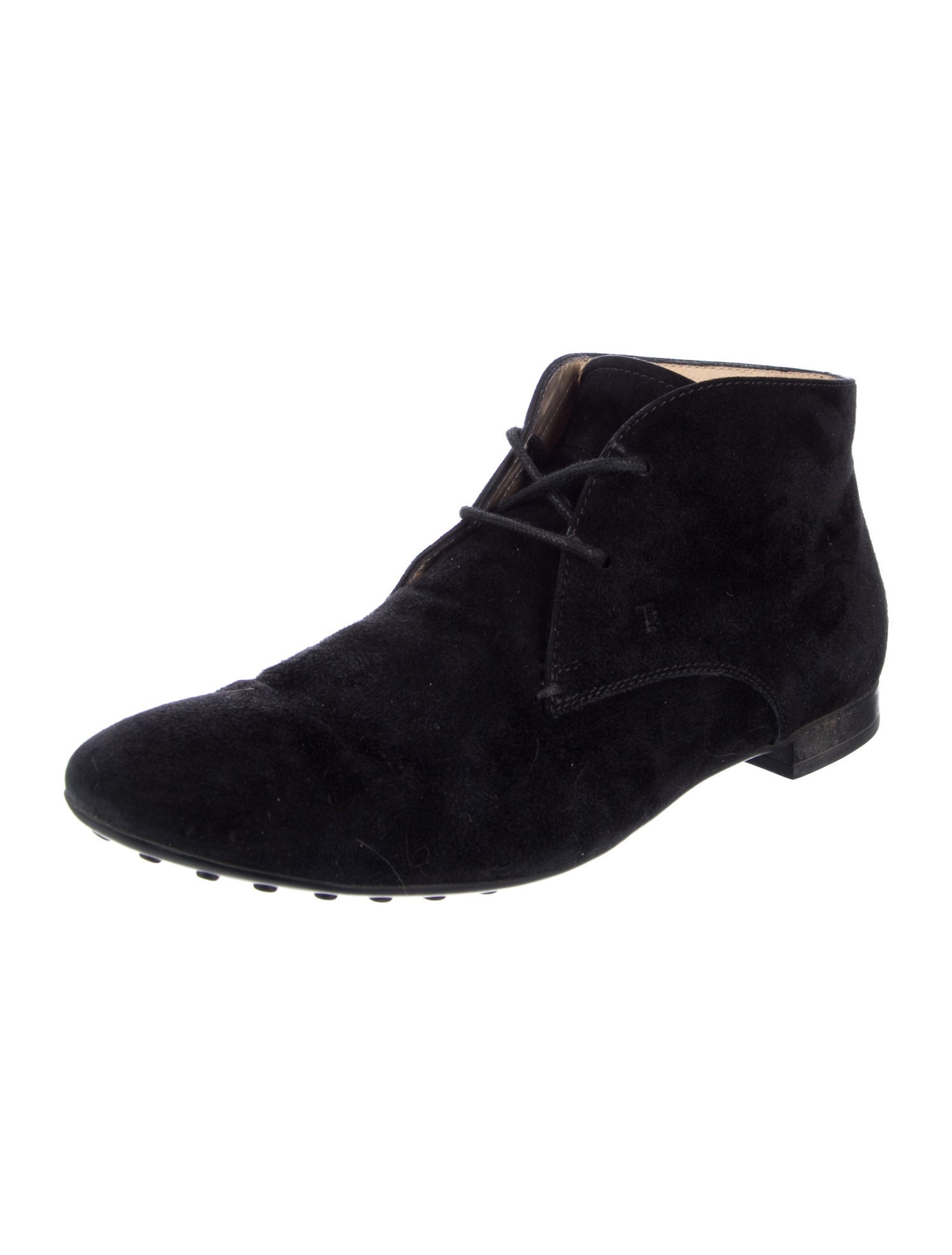 Tod's Suede Lace-Up Boots
