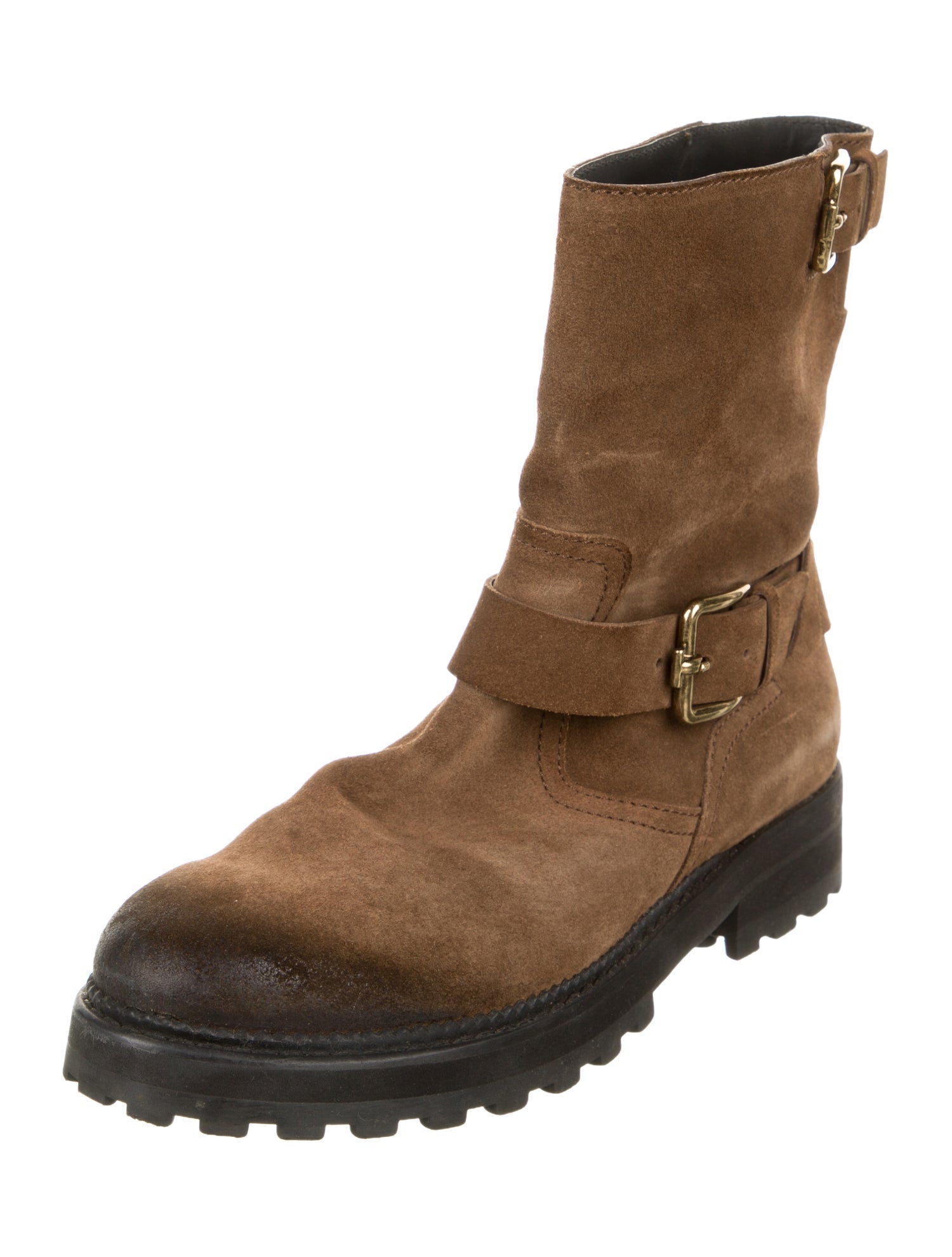 Tod's Suede Moto Boots