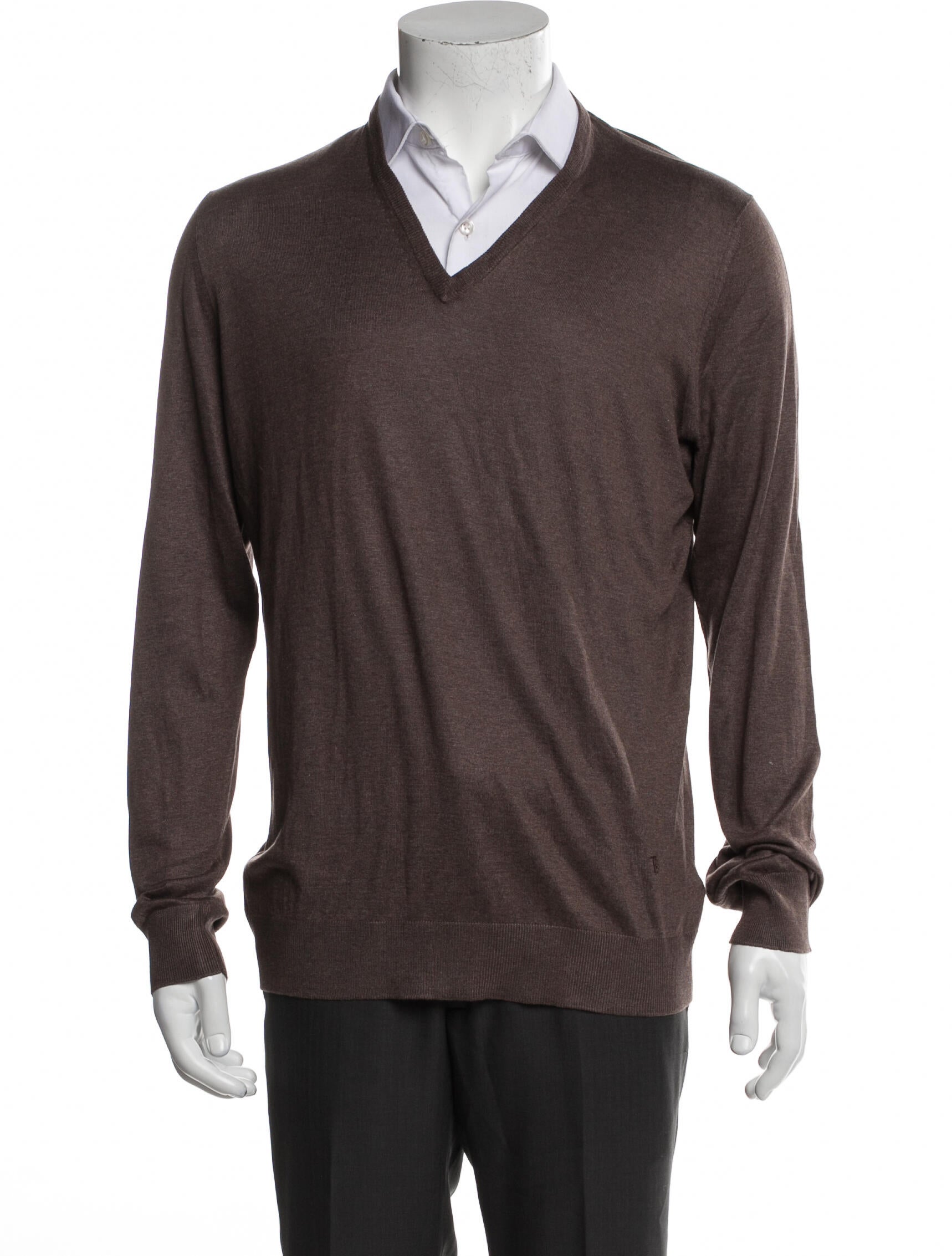 Tod's Silk V-Neck Pullover