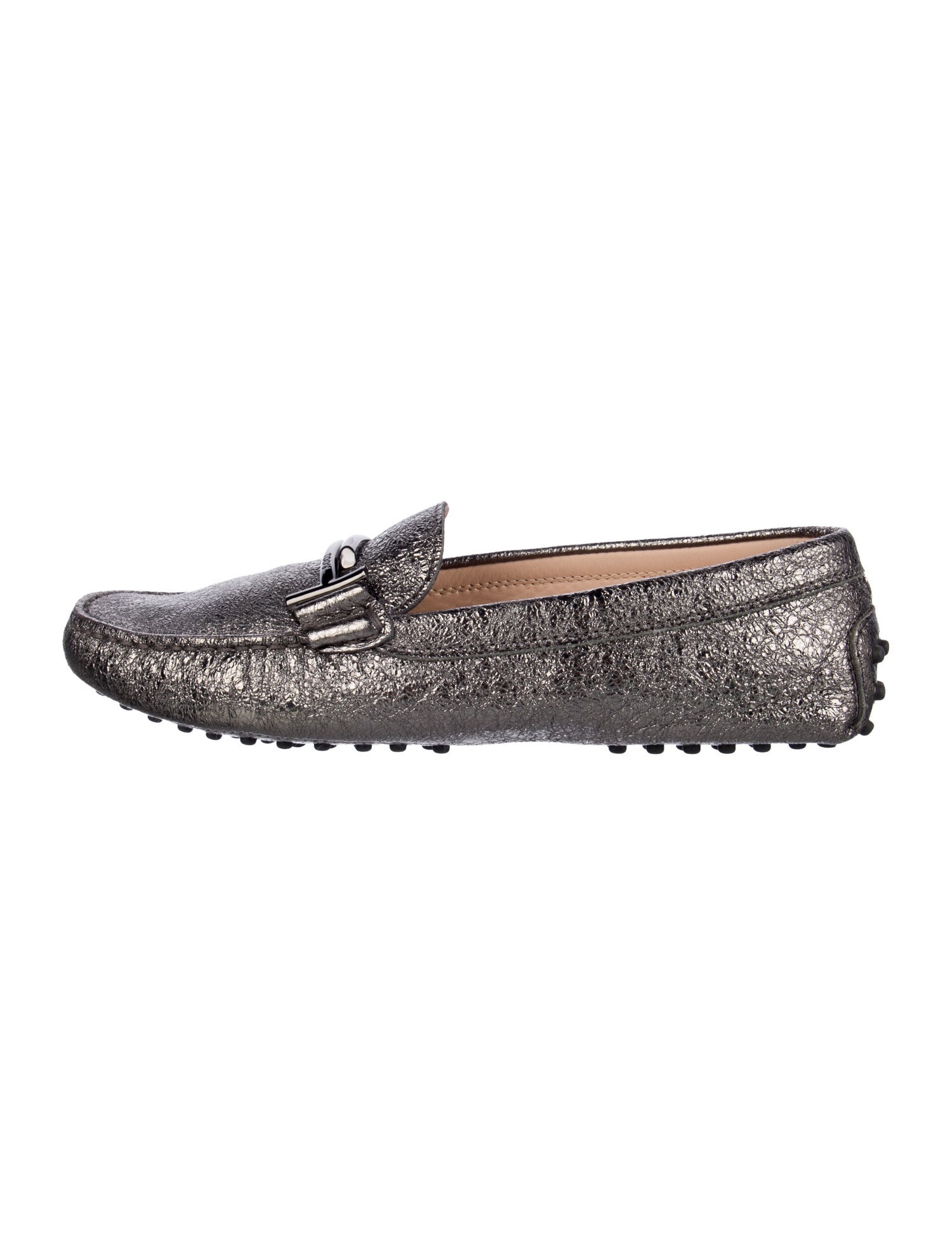 Tod's Leather Patterned Loafers