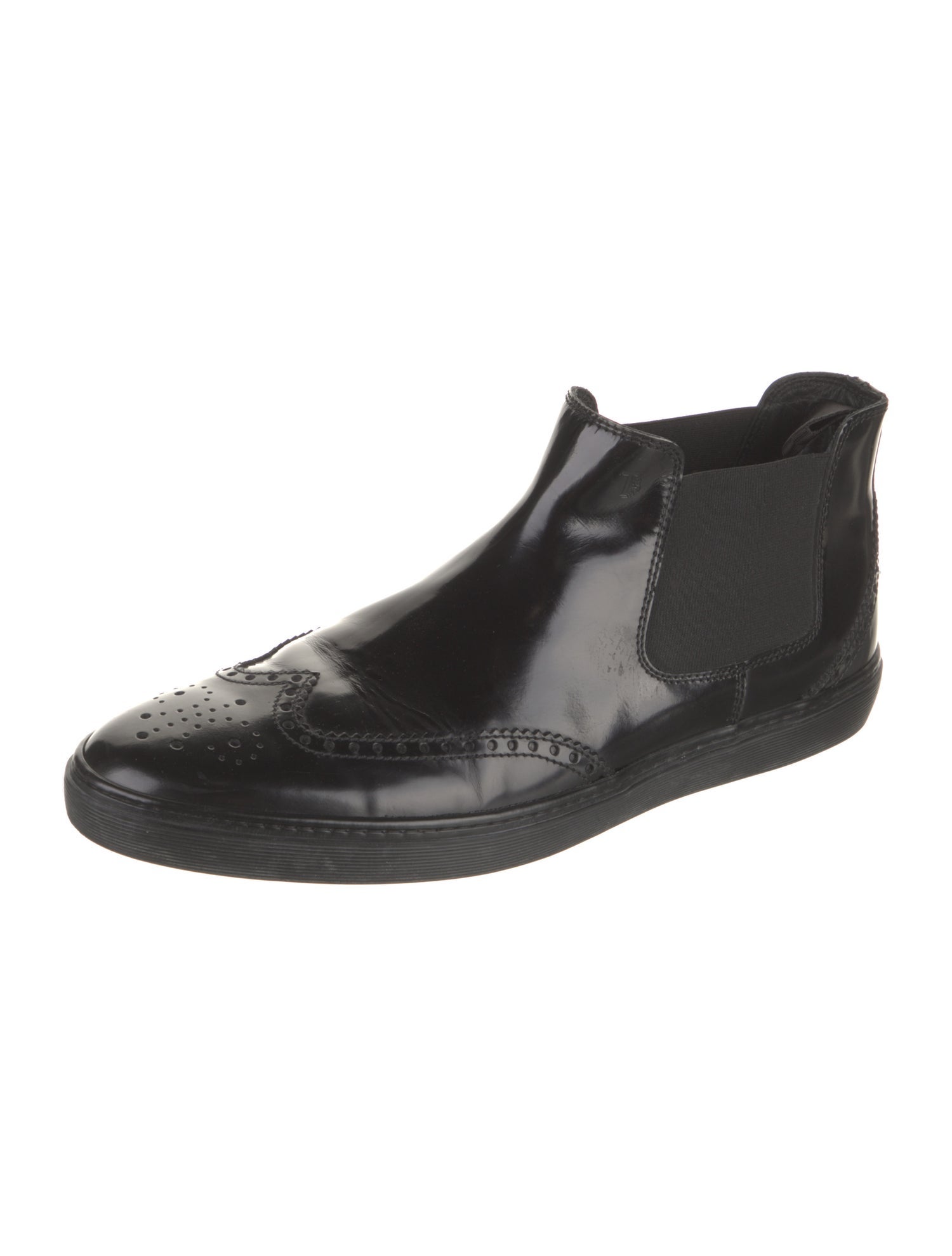 Tod's Patent Leather Monk Straps