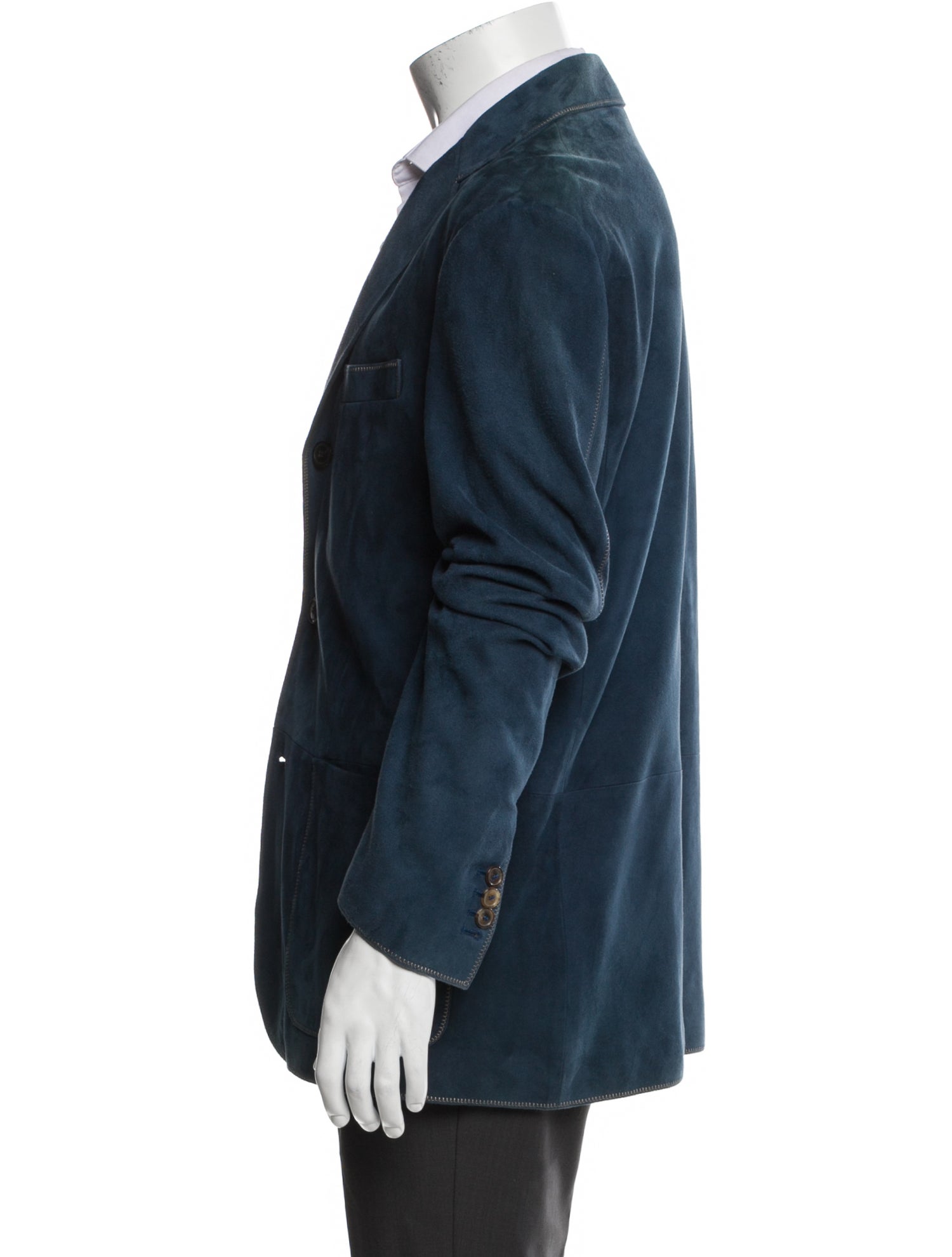 Tod's Lamb Leather Overcoat