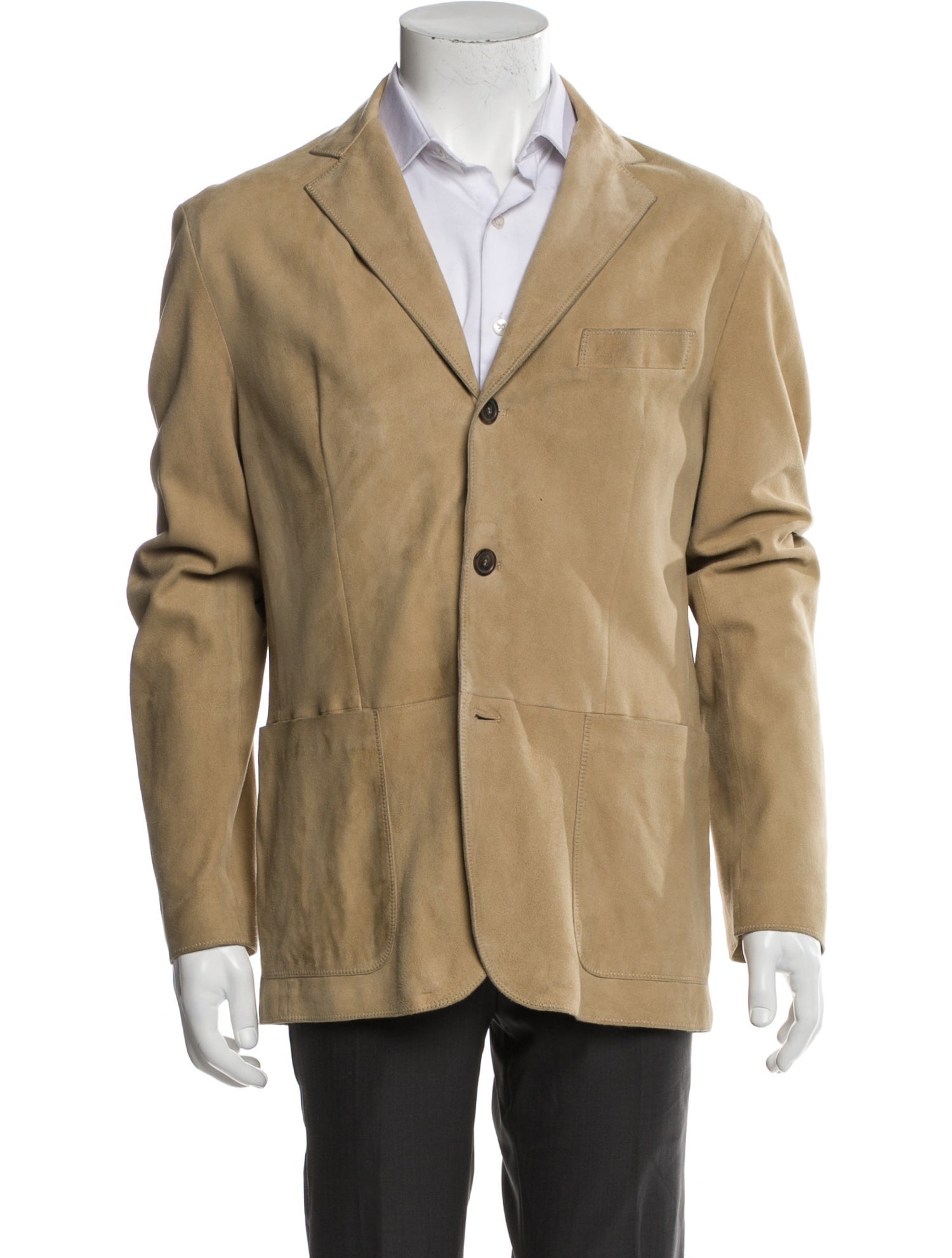 Tod's Lamb Leather Blazer