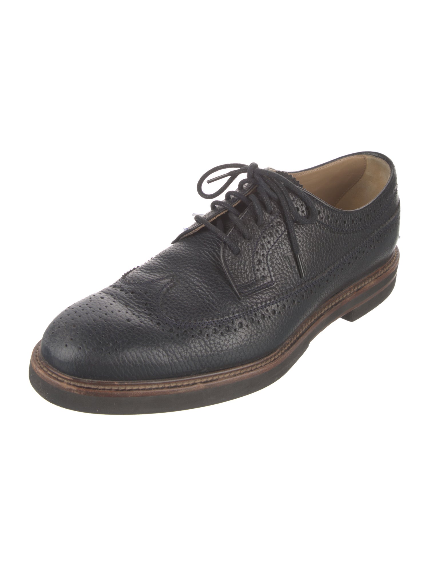 Tod's Leather Lasercut Accents Brogues