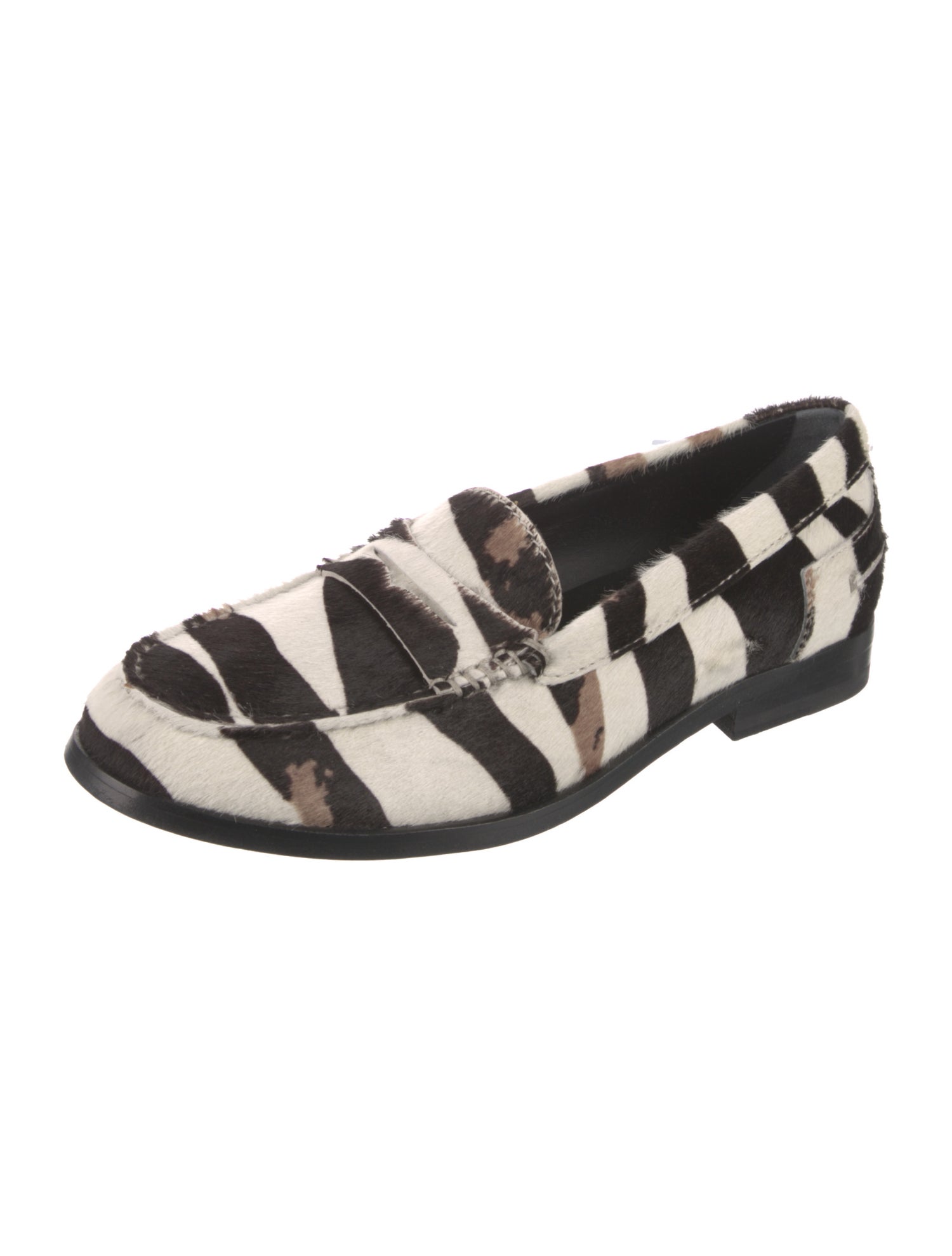 Tod's Ponyhair Printed Loafers