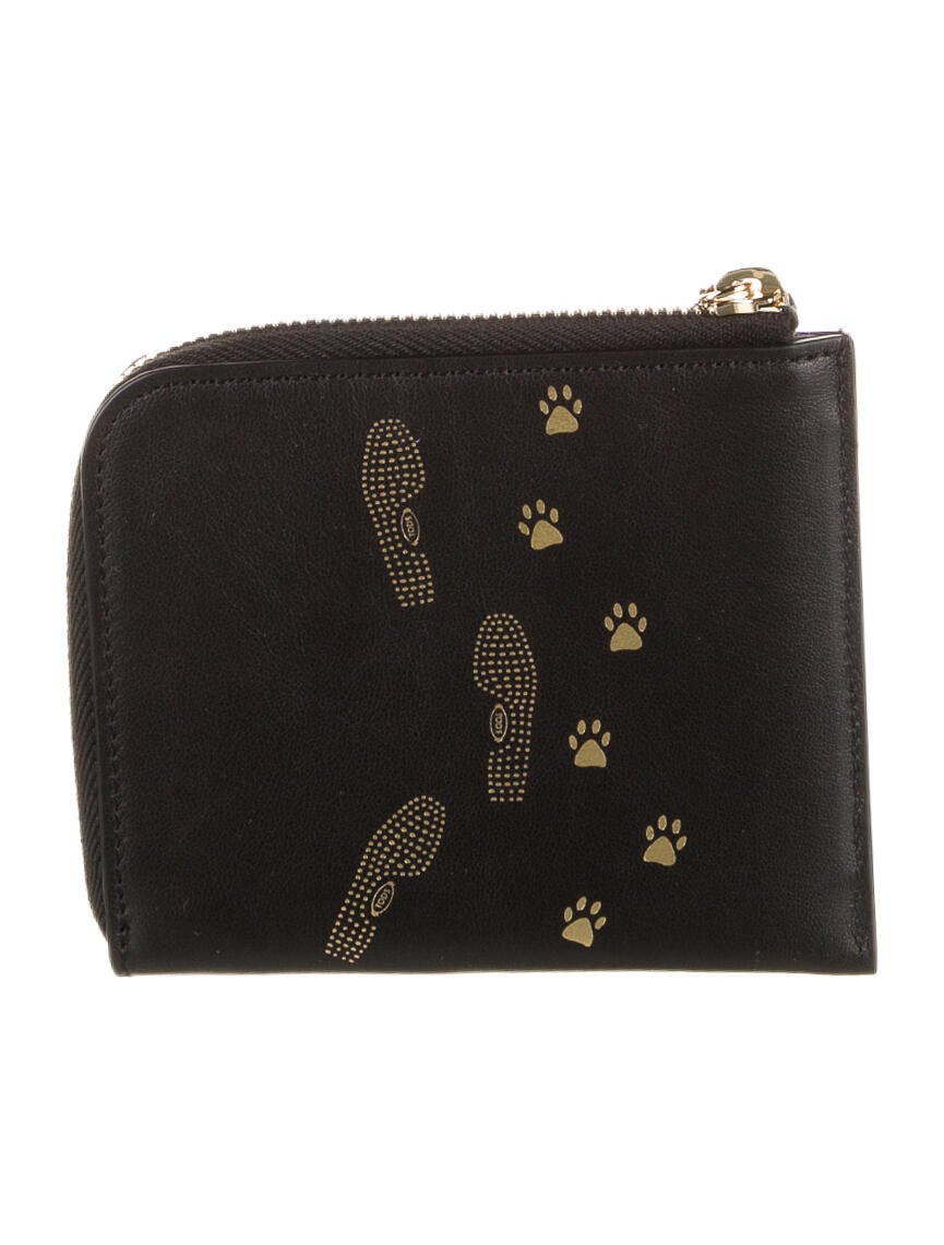 Tod's Leather Printed Coin Pouch