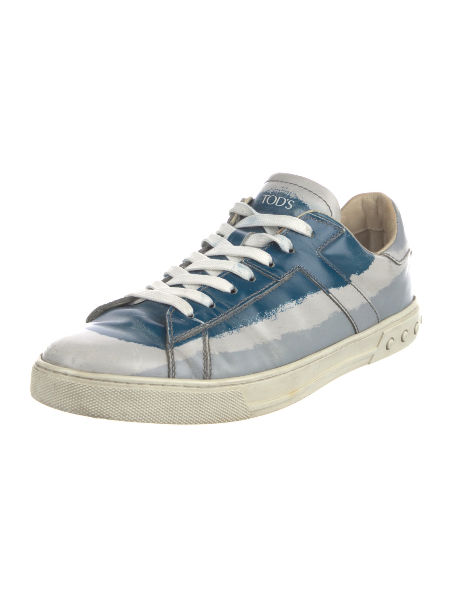 Tod's Leather Printed Sneakers