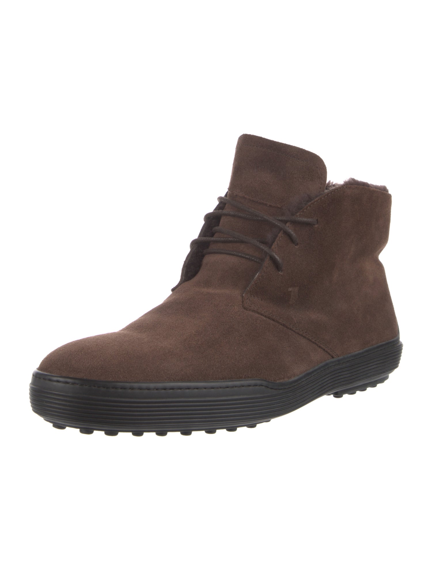 Tod's Suede Lace-Up Boots