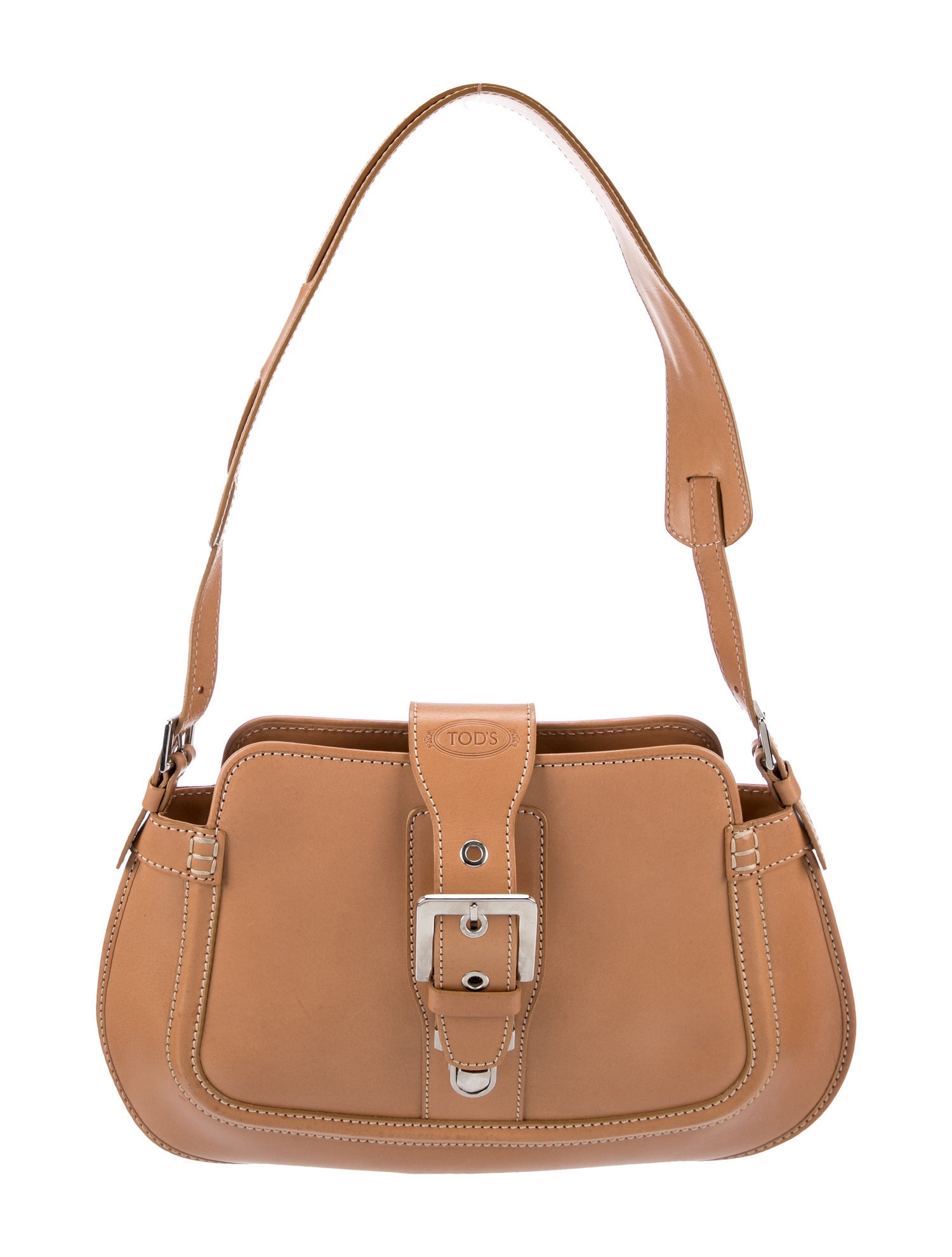 Salvatore Ferragamo Leather-Trimmed Jaguar Pochette - Neutrals