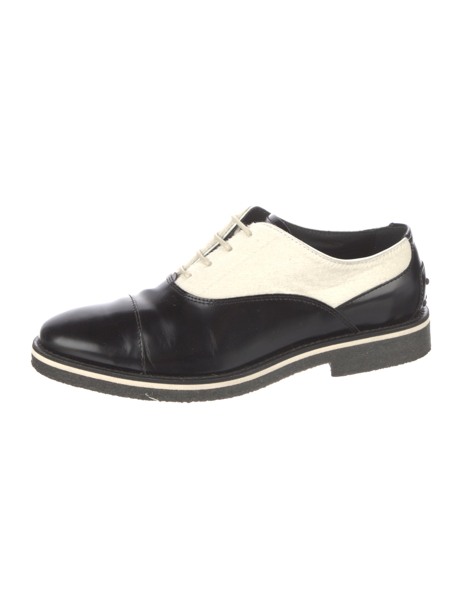 Tod's Ponyhair Oxfords