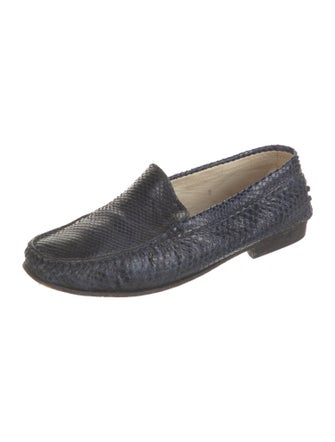 Tod's Python Loafers