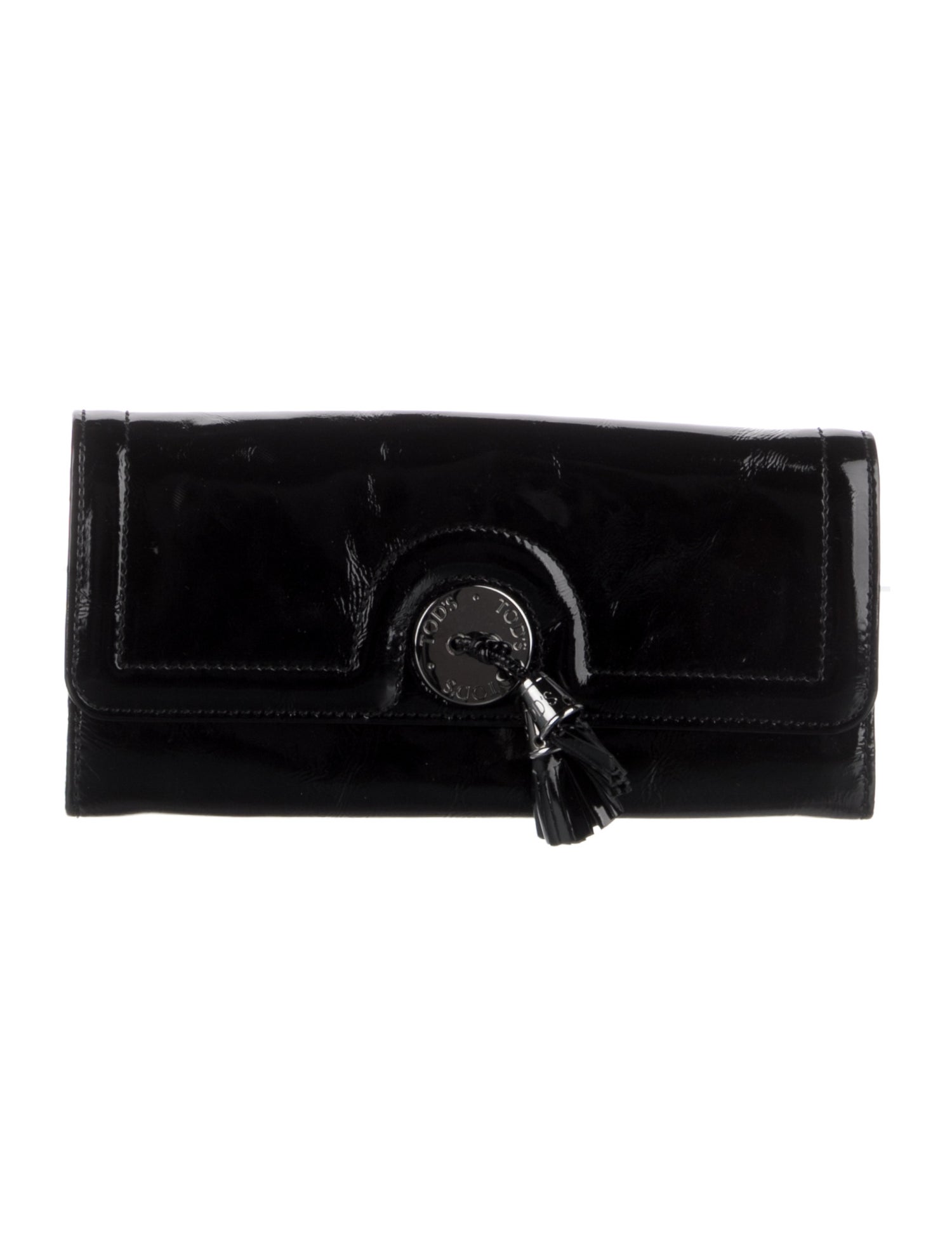 Tod's Patent Leather Continental Wallet