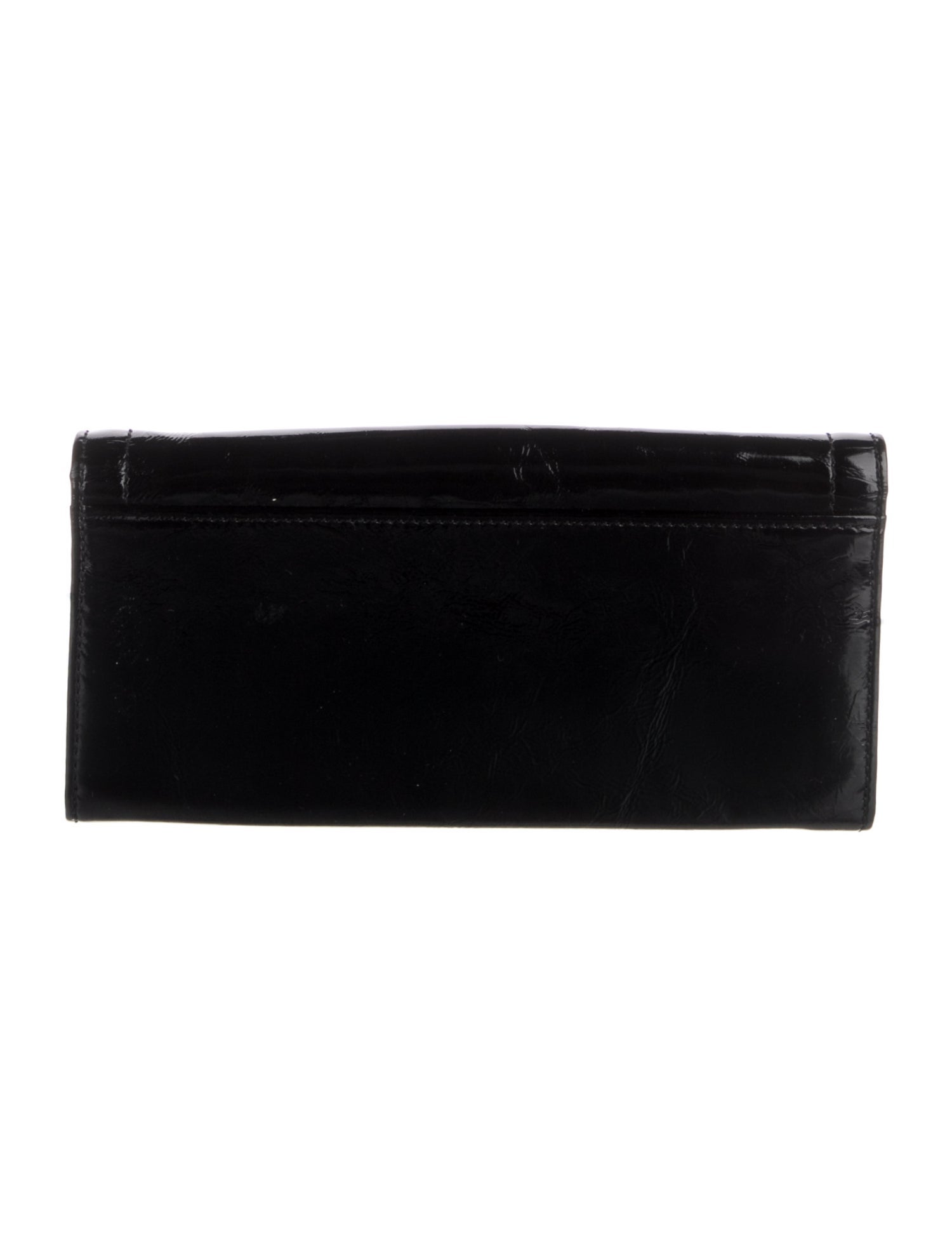 Tod's Patent Leather Continental Wallet