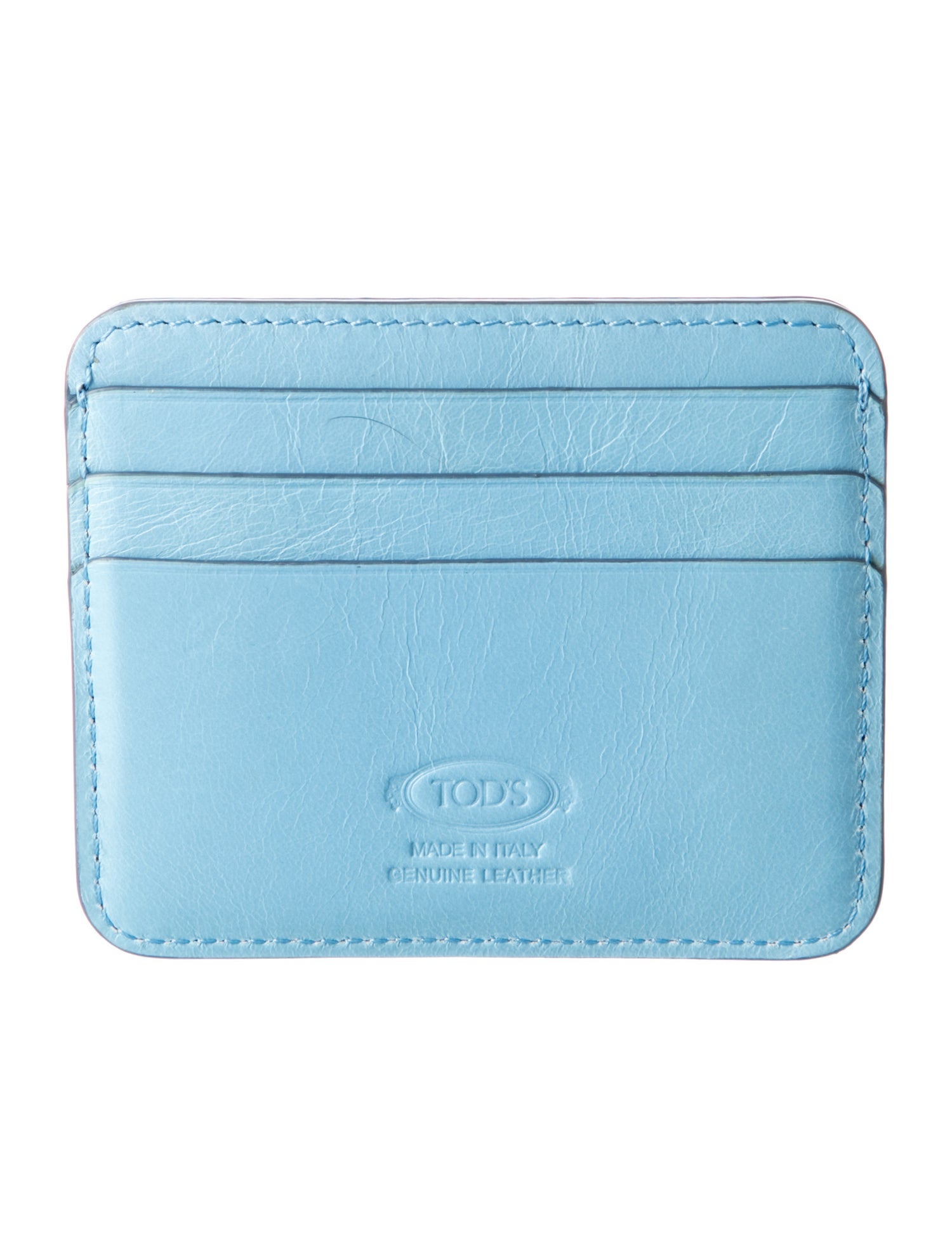 Tod's Leather Printed Compact Wallet