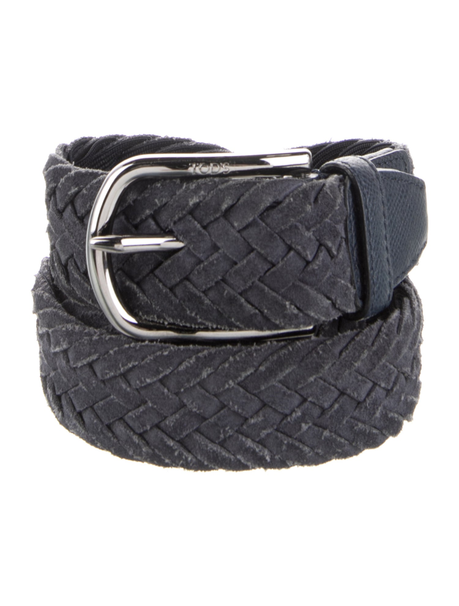 Tod's Suede Braided Accents Waist Belt